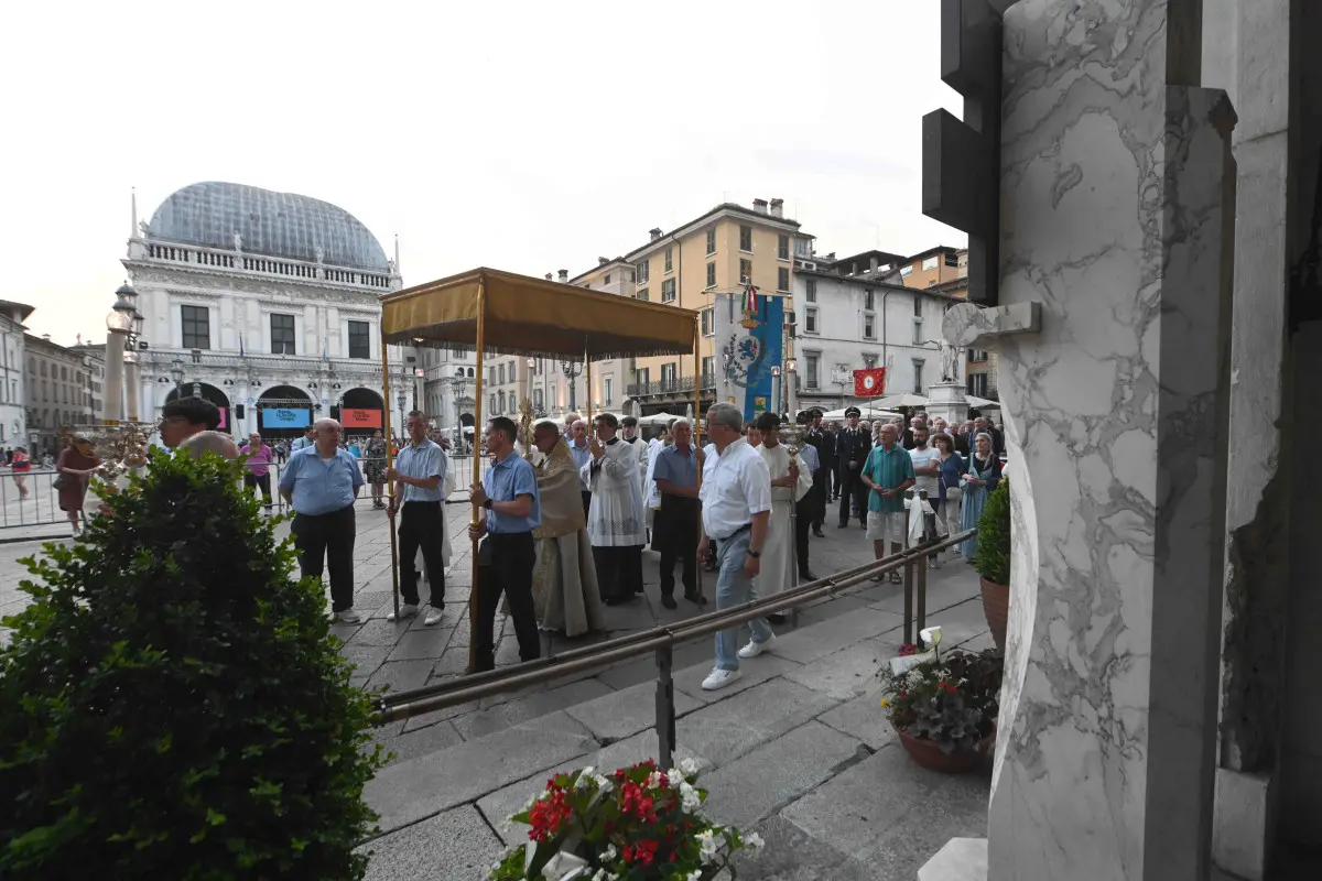 La processione per il Corpus Domini