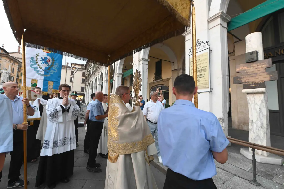 La processione per il Corpus Domini