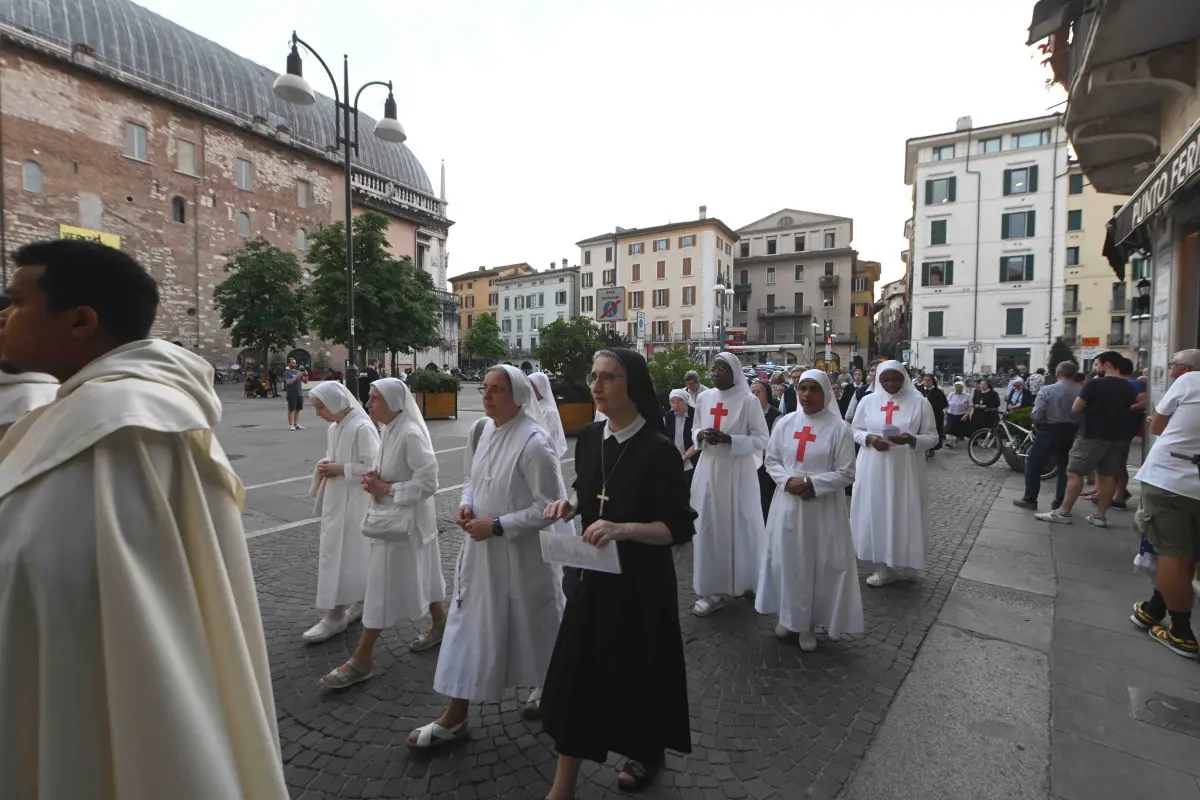 La processione per il Corpus Domini