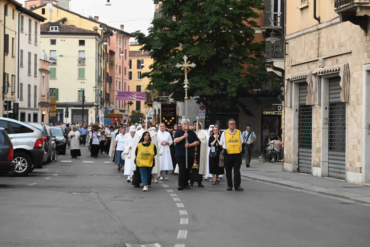 La processione per il Corpus Domini