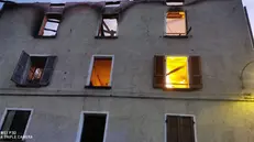 L'incendio in un’azienda a Sabbio Chiese