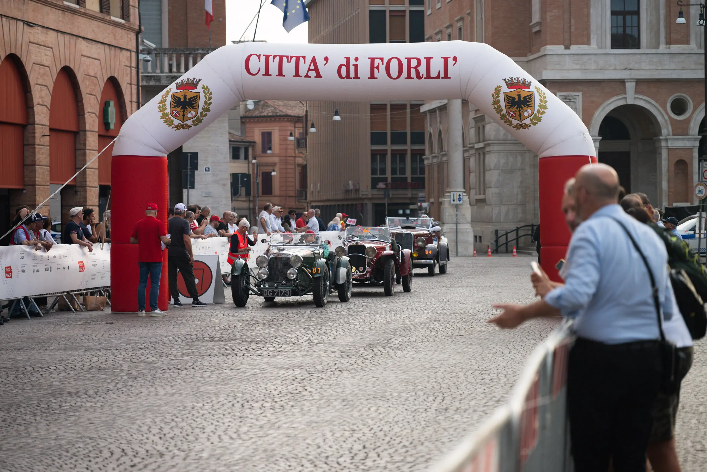 Mille Miglia 2025, il passaggio da Forlì