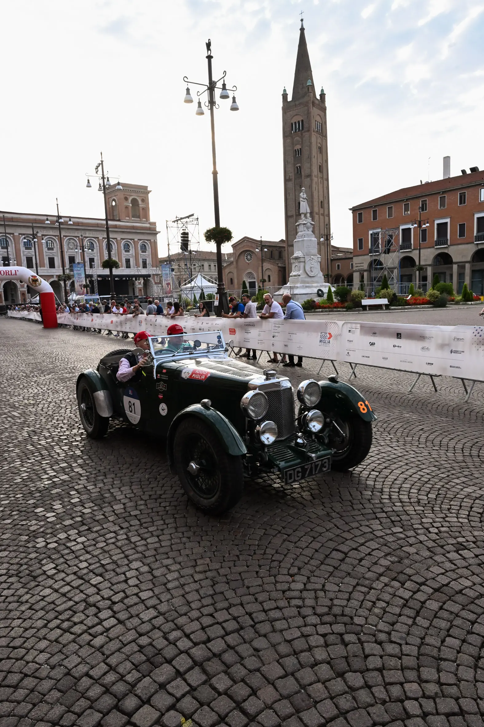 Mille Miglia 2025, il passaggio da Forlì