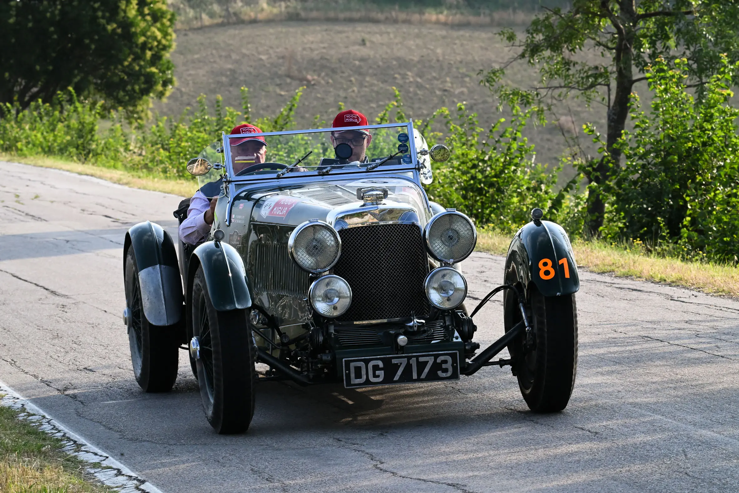 Mille Miglia 2025, la prova speciale a Lardiano