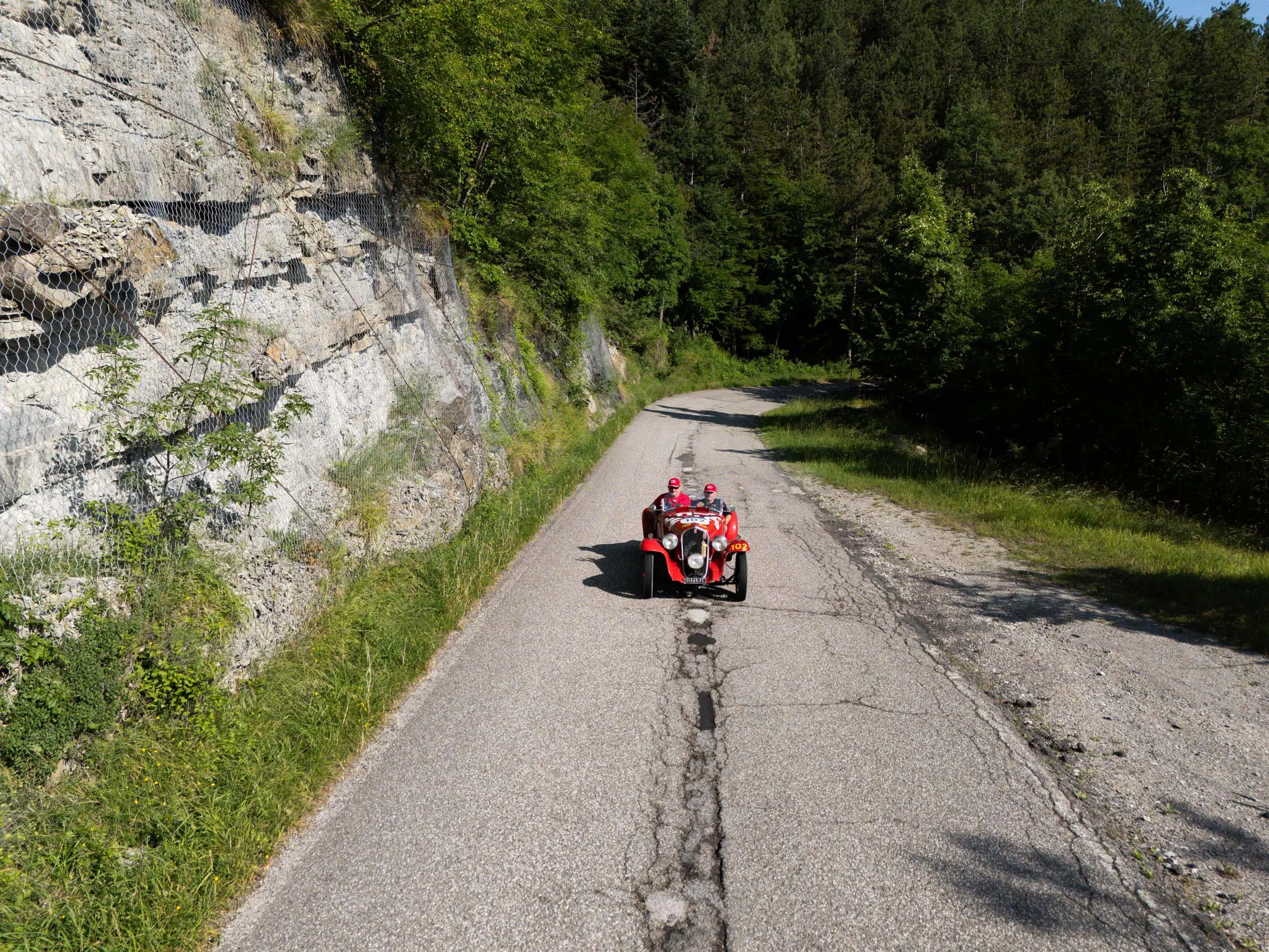 Mille Miglia 2025, il passaggio da Santa Sofia