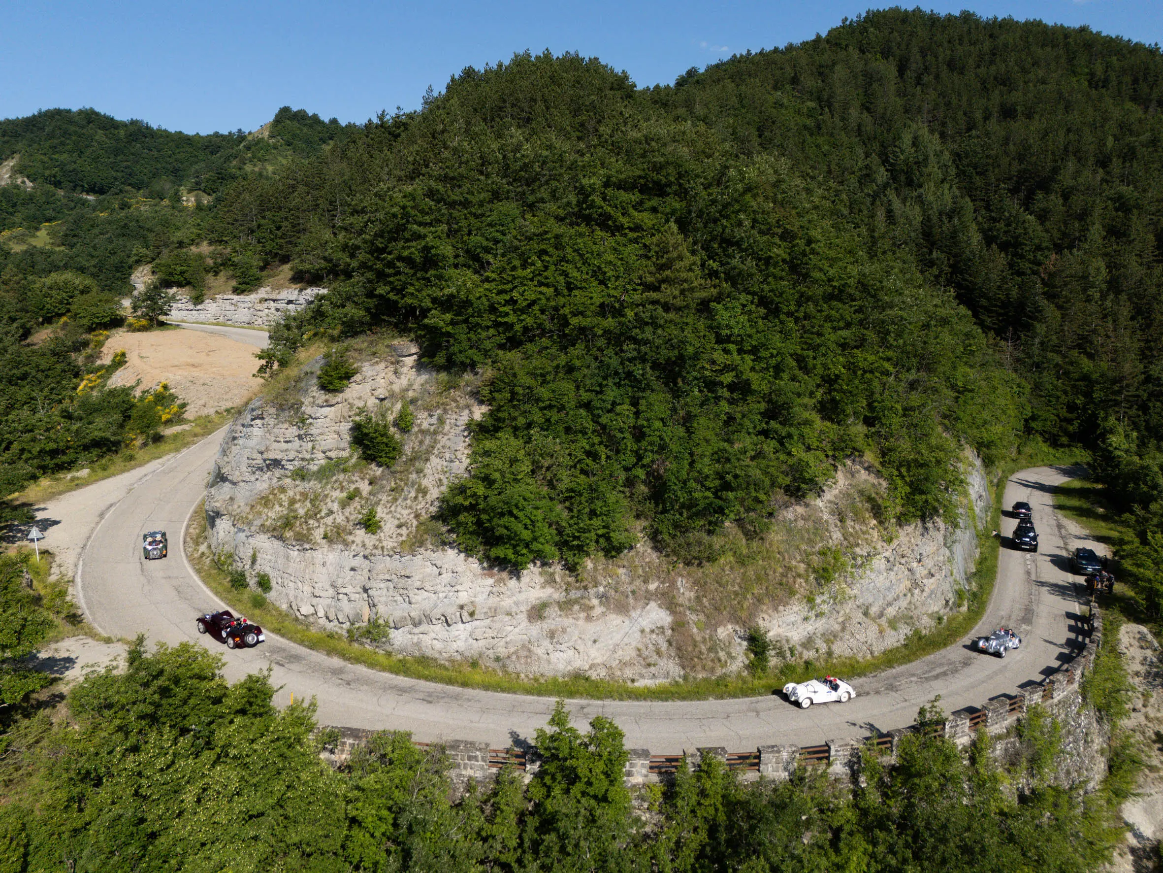 Mille Miglia 2025, il passaggio da Santa Sofia