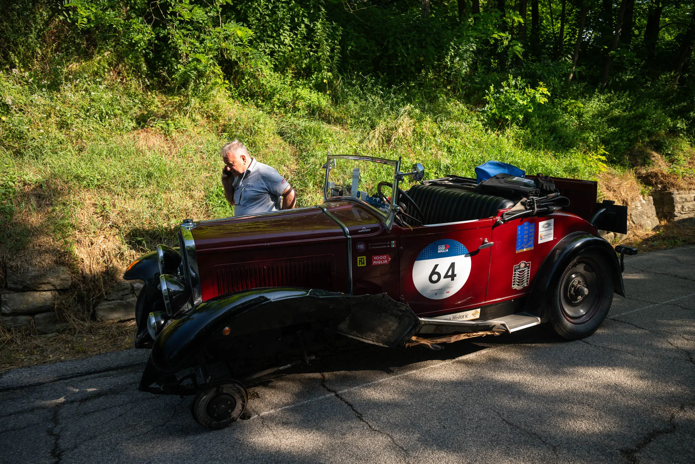 Mille Miglia 2025, il passaggio da Santa Sofia