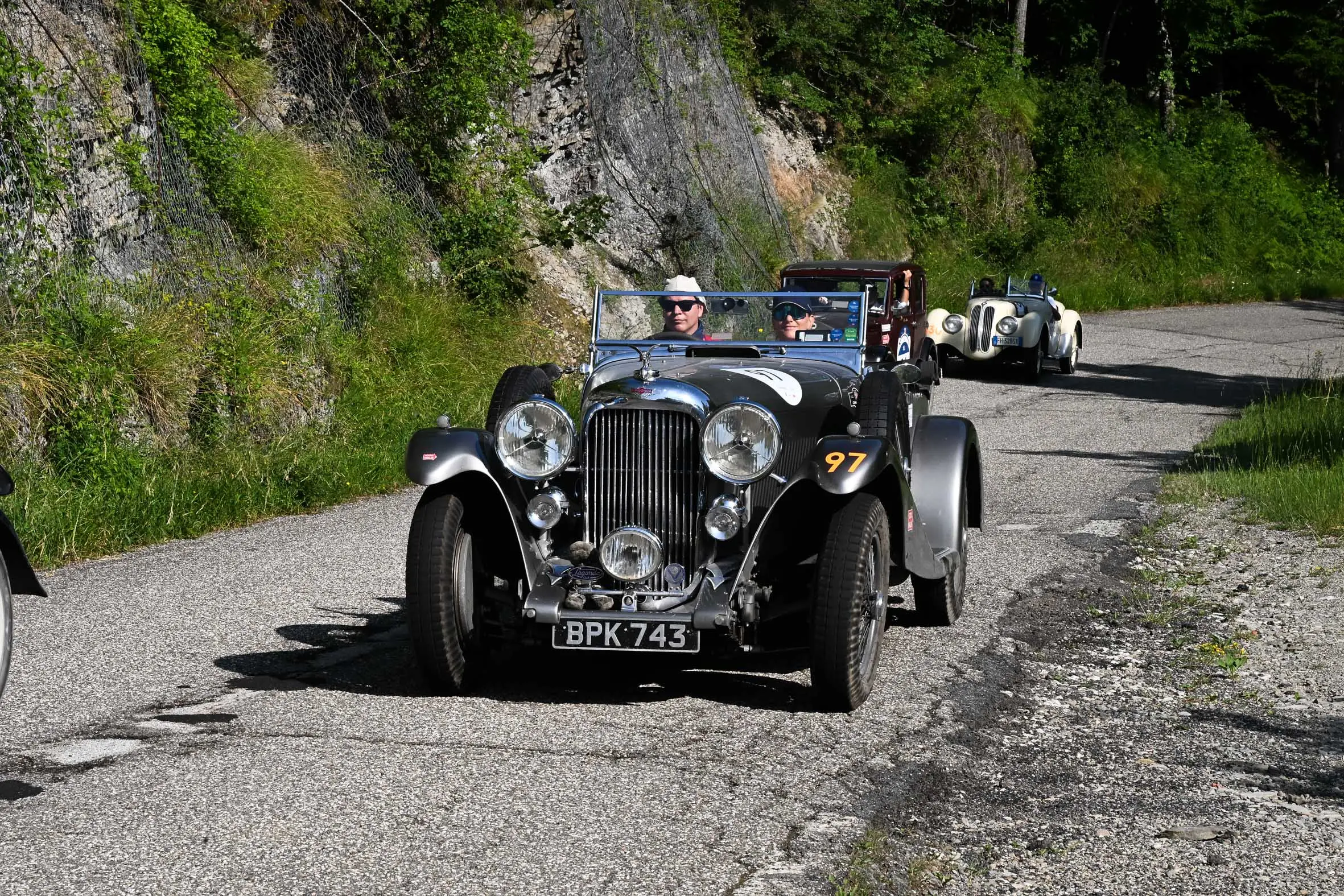Mille Miglia 2025, il passaggio da Santa Sofia