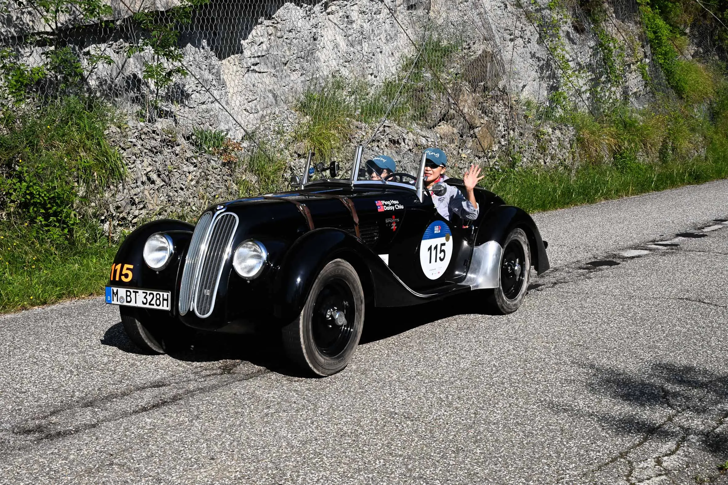 Mille Miglia 2025, il passaggio da Santa Sofia