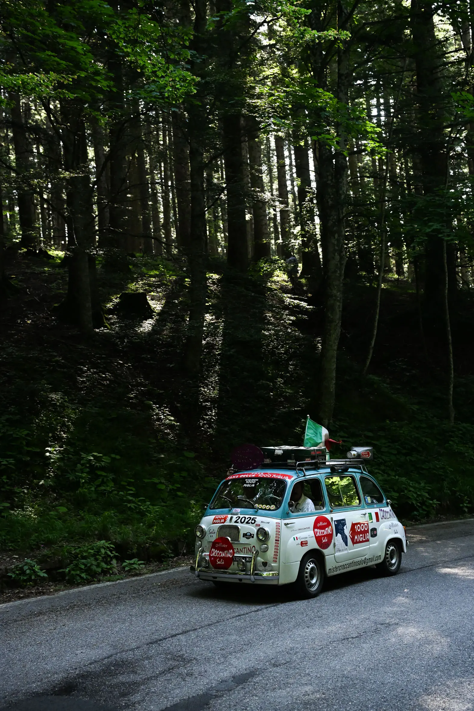 Mille Miglia 2025, il passaggio dal Parco nazionale delle Foreste Casentinesi
