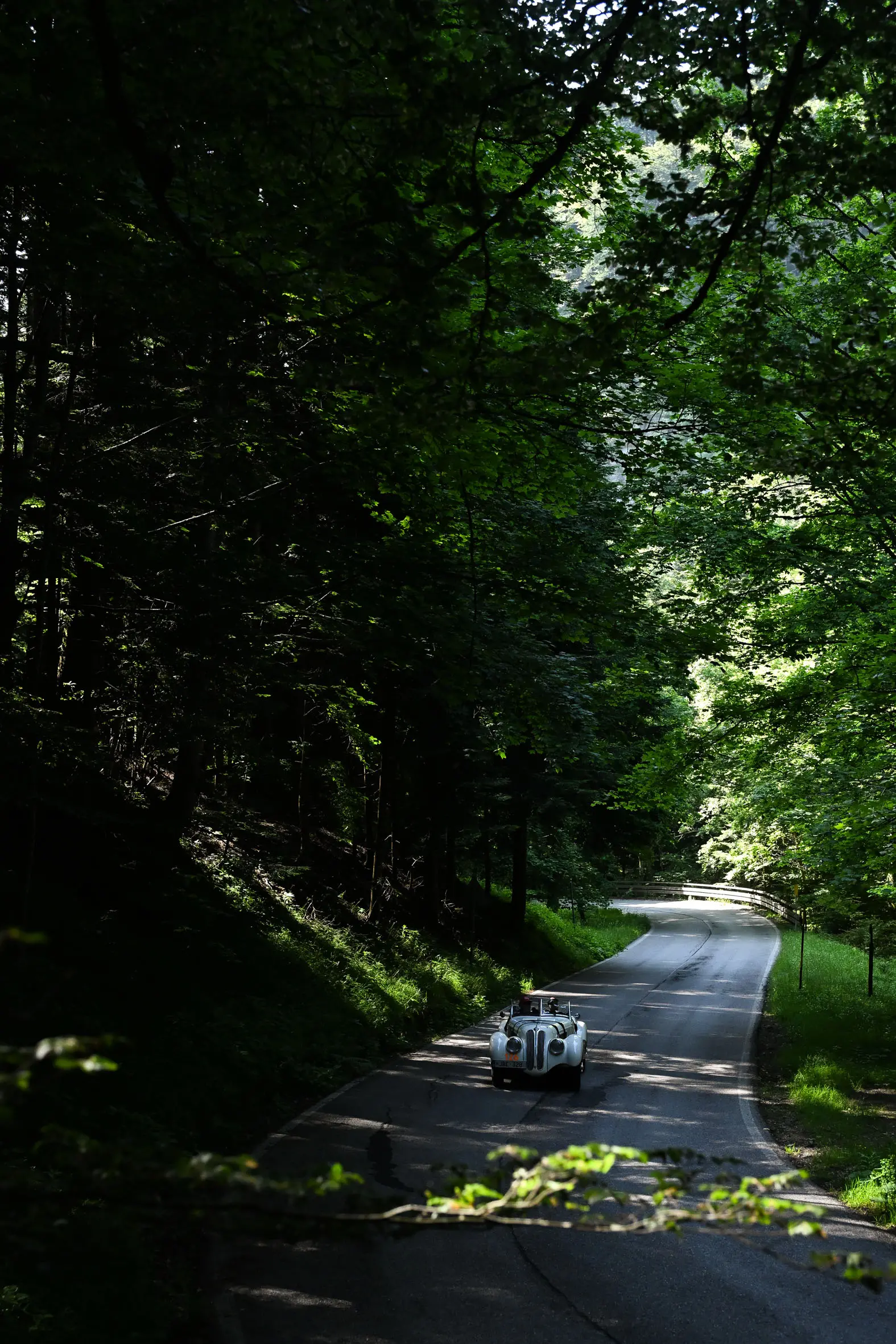 Mille Miglia 2025, il passaggio dal Parco nazionale delle Foreste Casentinesi