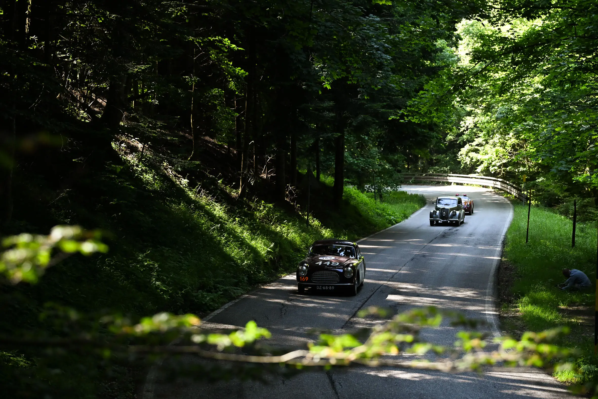 Mille Miglia 2025, il passaggio dal Parco nazionale delle Foreste Casentinesi