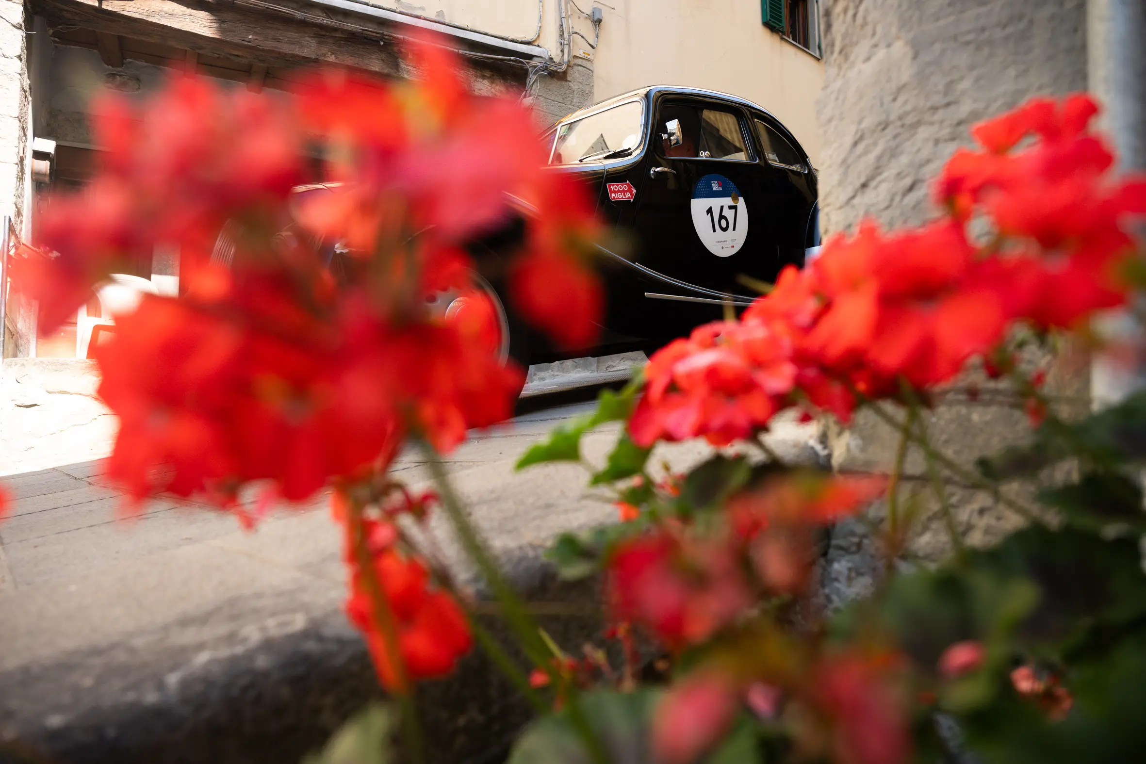 Mille Miglia 2025, il passaggio da Pratovecchio Stia