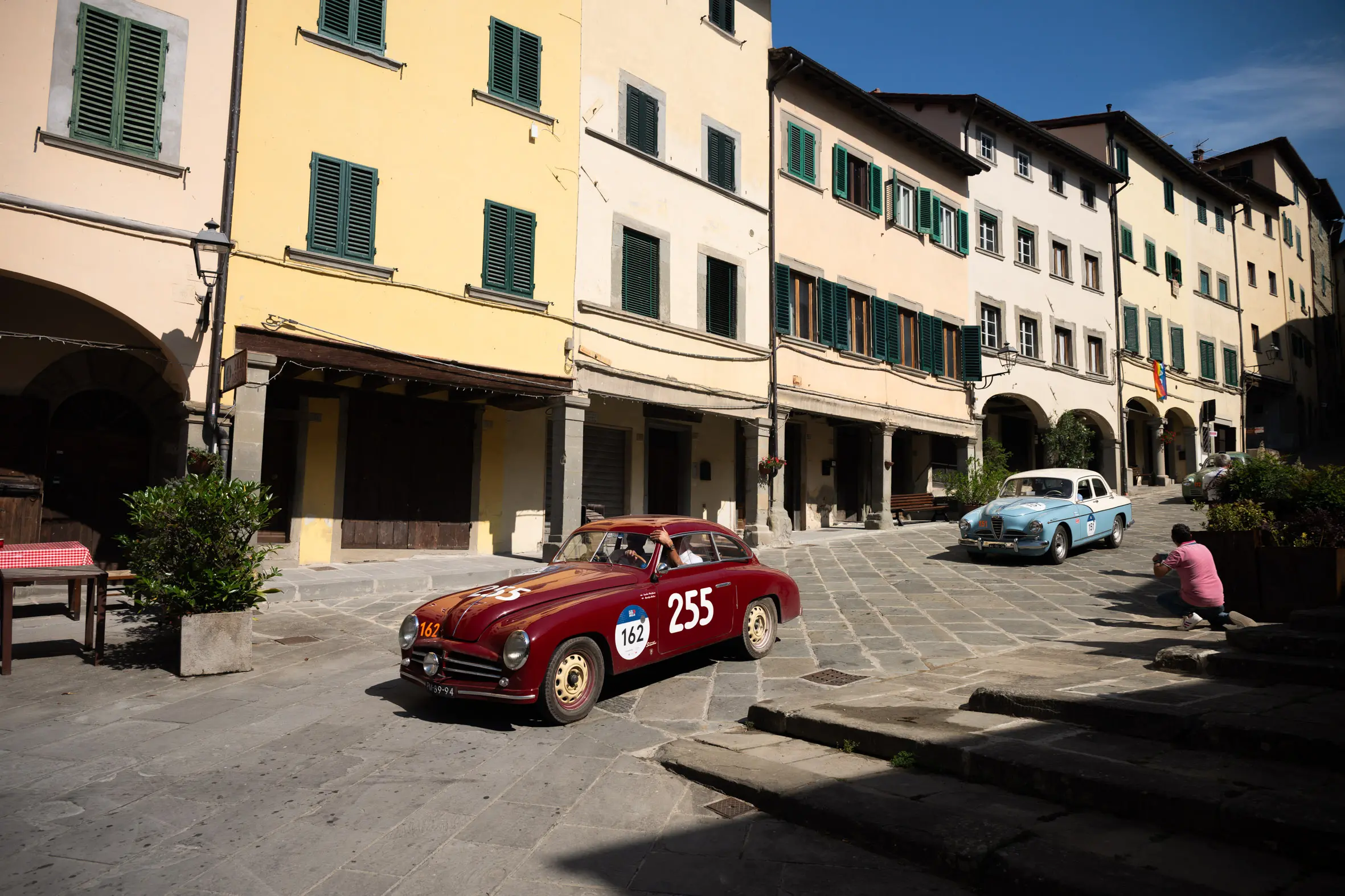 Mille Miglia 2025, il passaggio da Pratovecchio Stia