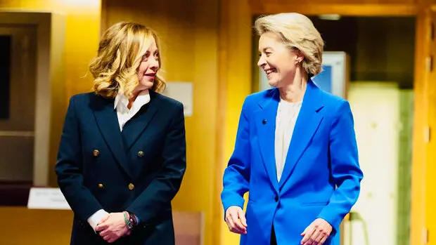 Giorgia Meloni e Ursula von der Leyen