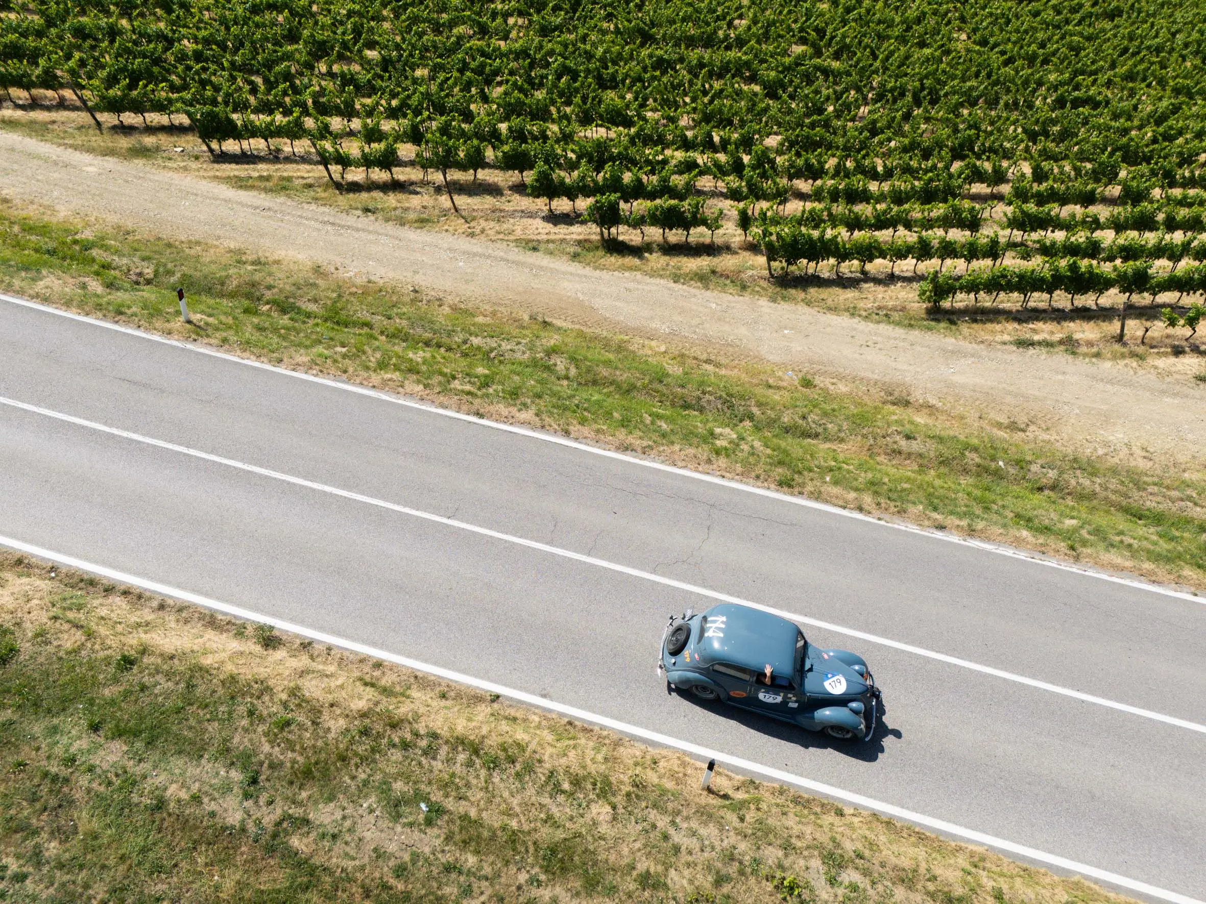 Mille Miglia 2025, il passaggio dalla Strada Casentinese