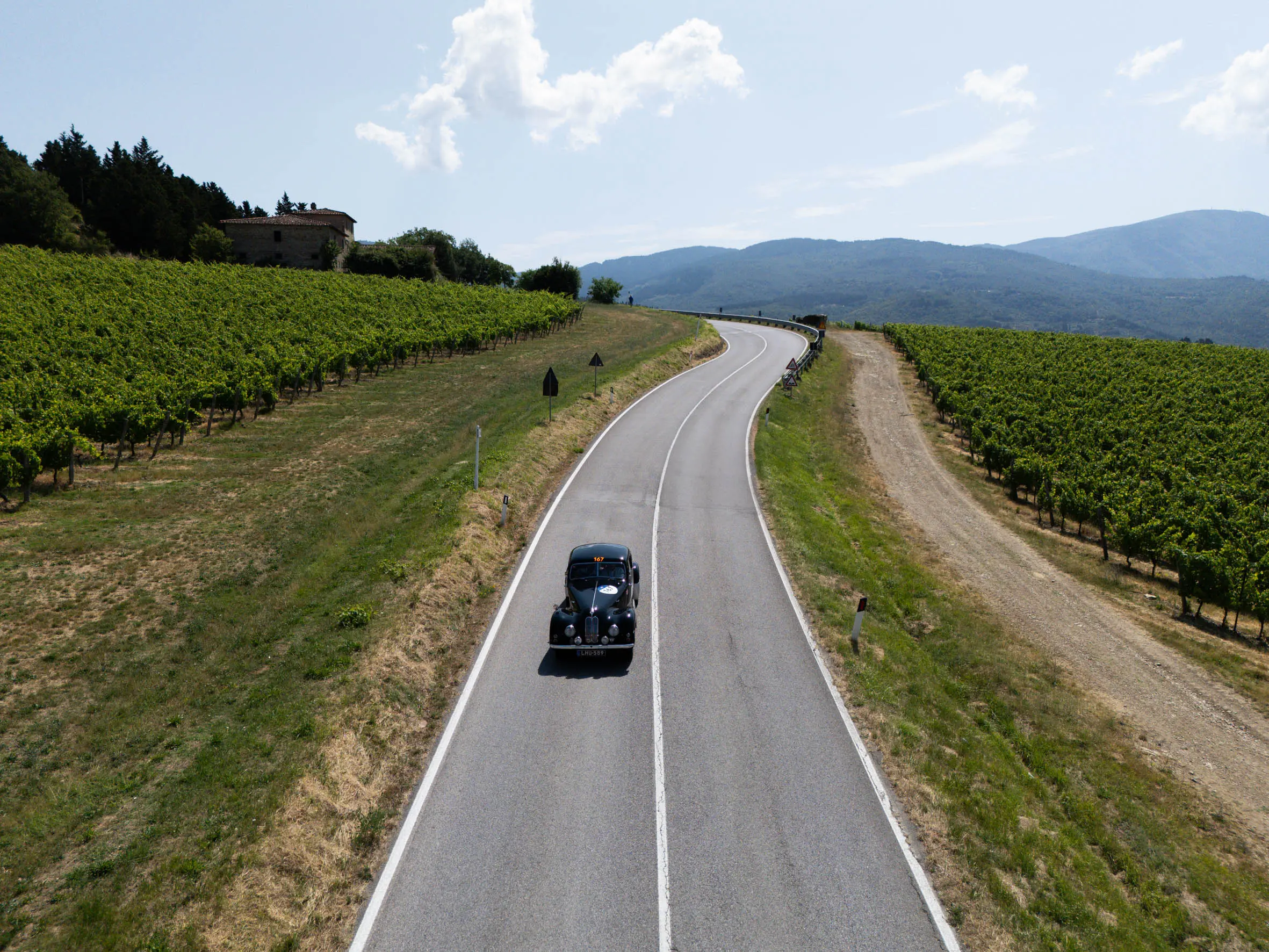 Mille Miglia 2025, il passaggio dalla Strada Casentinese