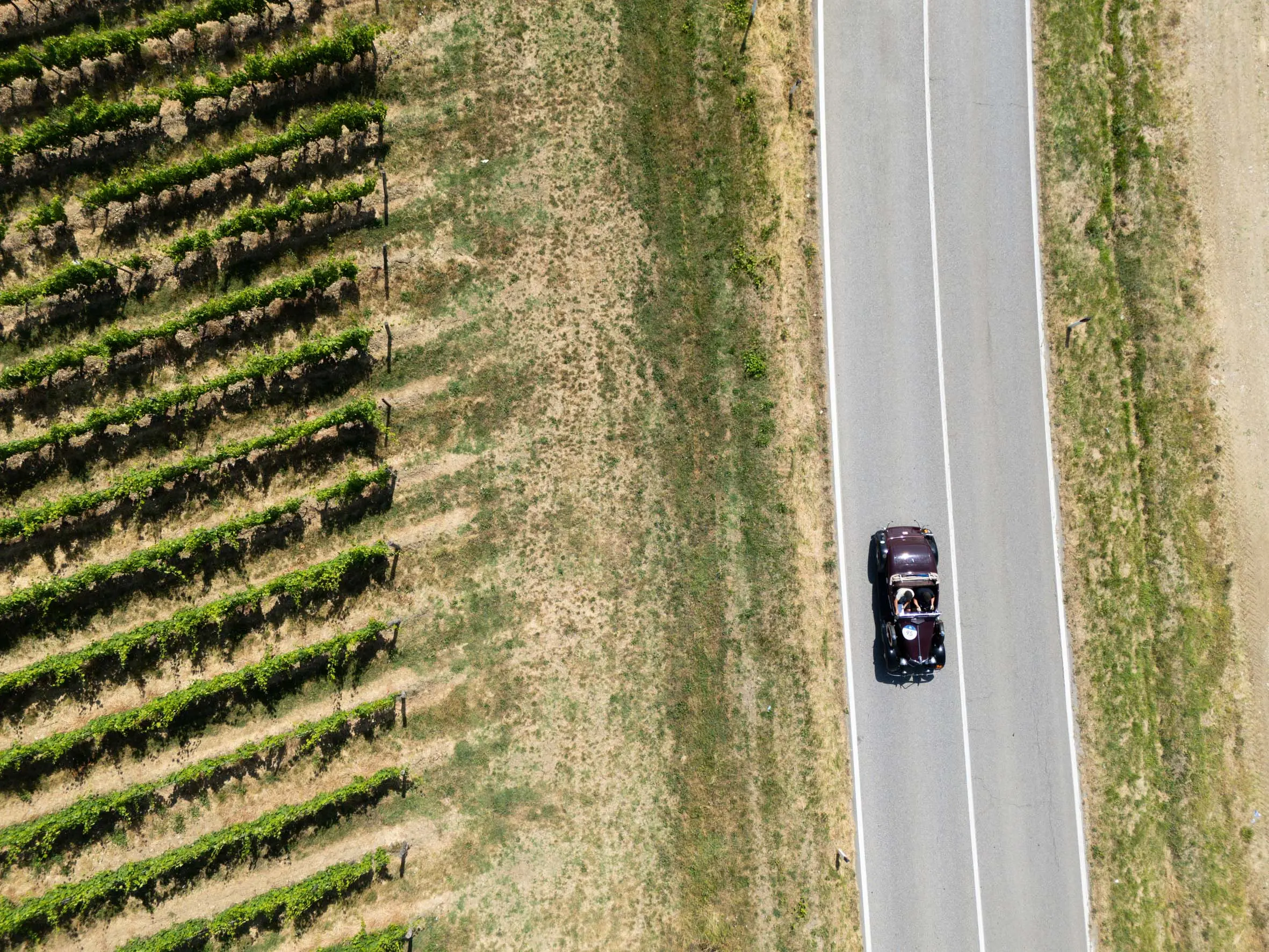 Mille Miglia 2025, il passaggio dalla Strada Casentinese