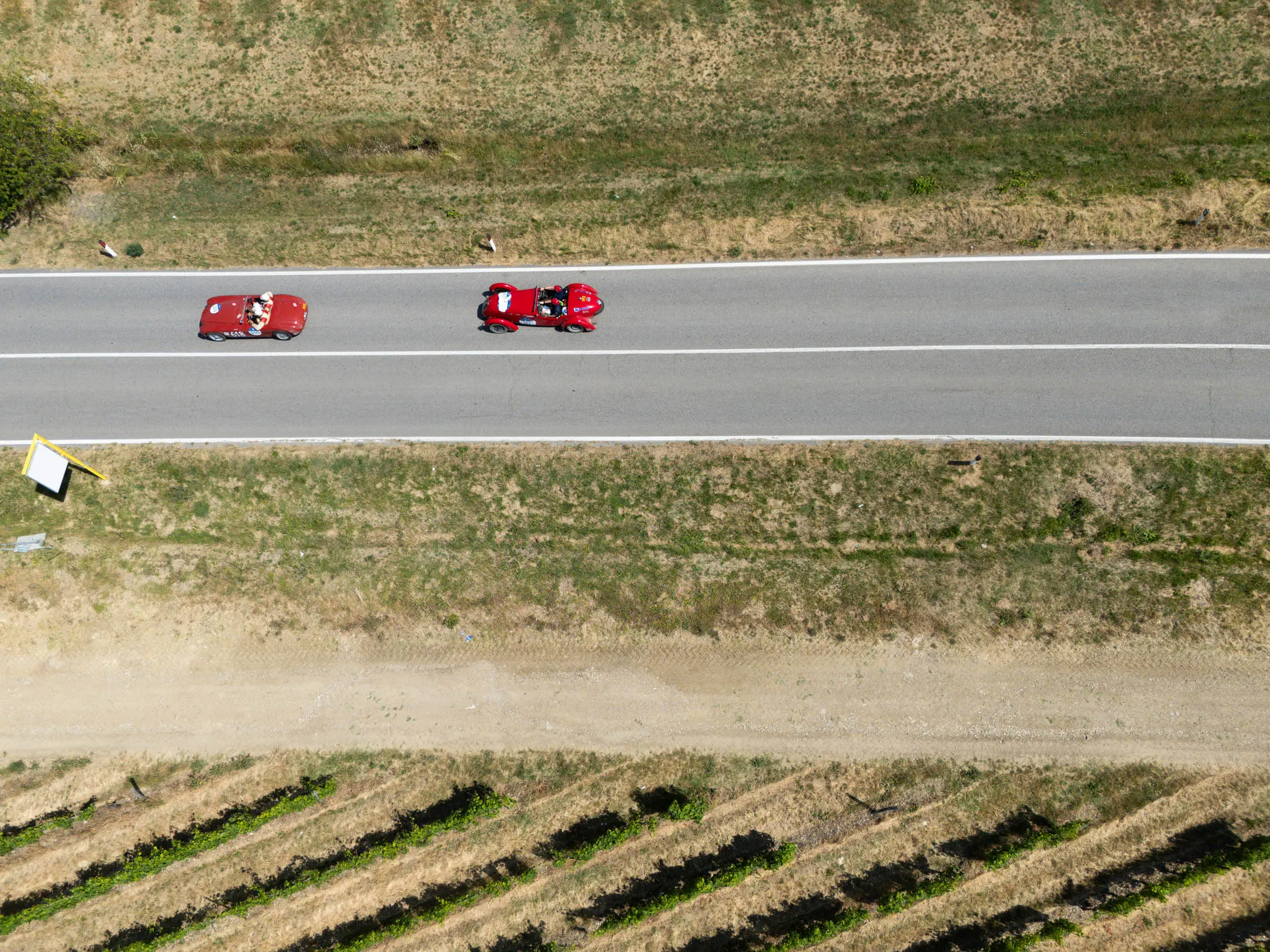 Mille Miglia 2025, il passaggio dalla Strada Casentinese
