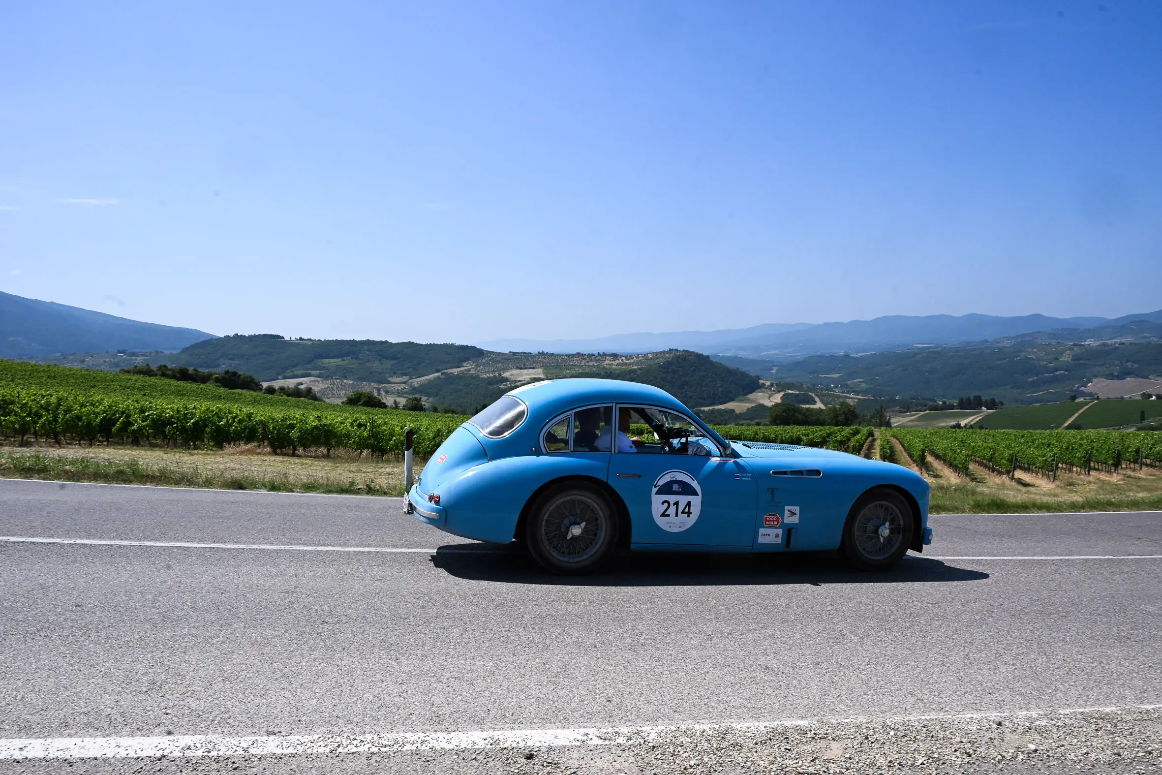 Mille Miglia 2025, il passaggio dalla Strada Casentinese
