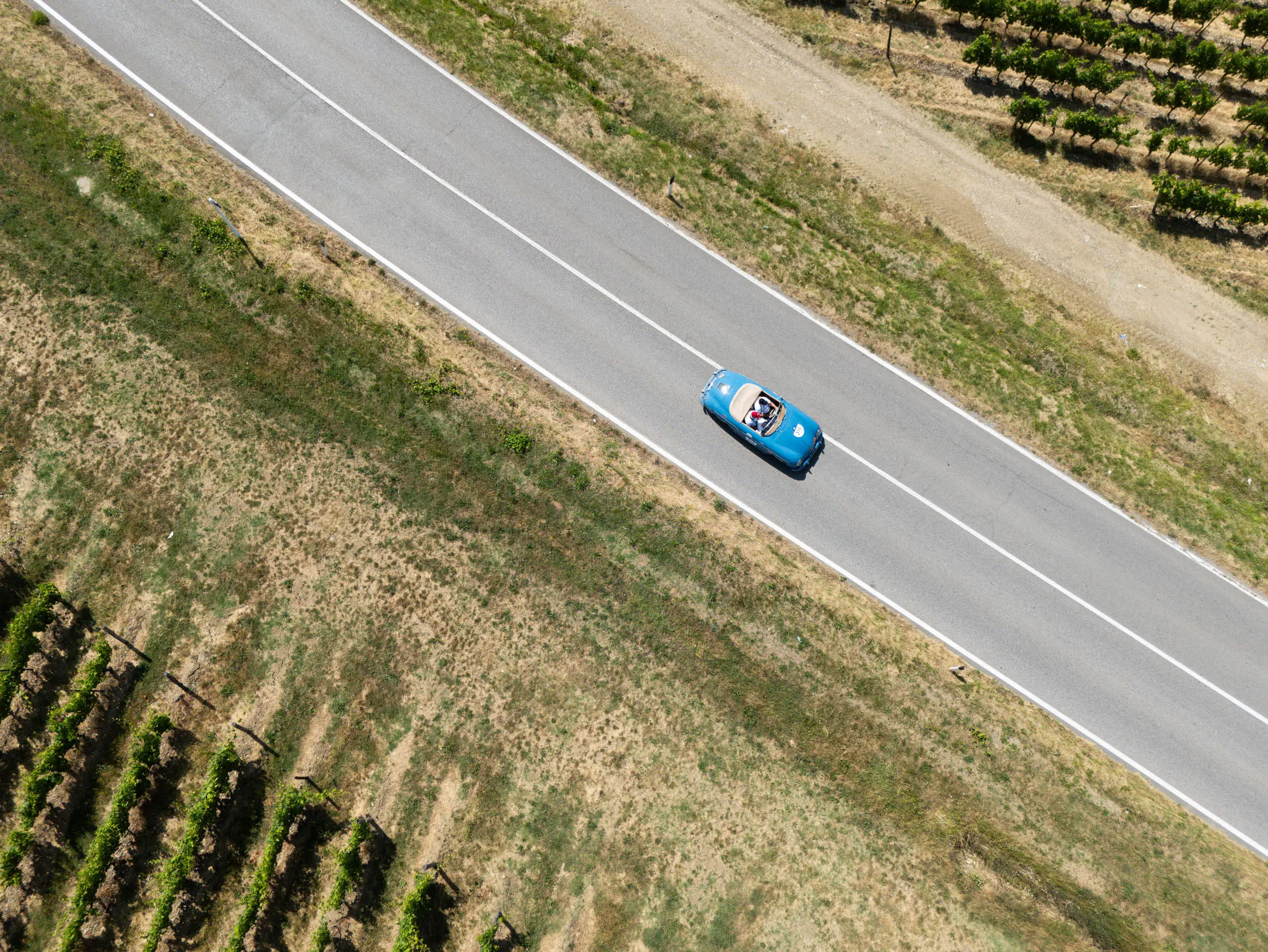Mille Miglia 2025, il passaggio dalla Strada Casentinese