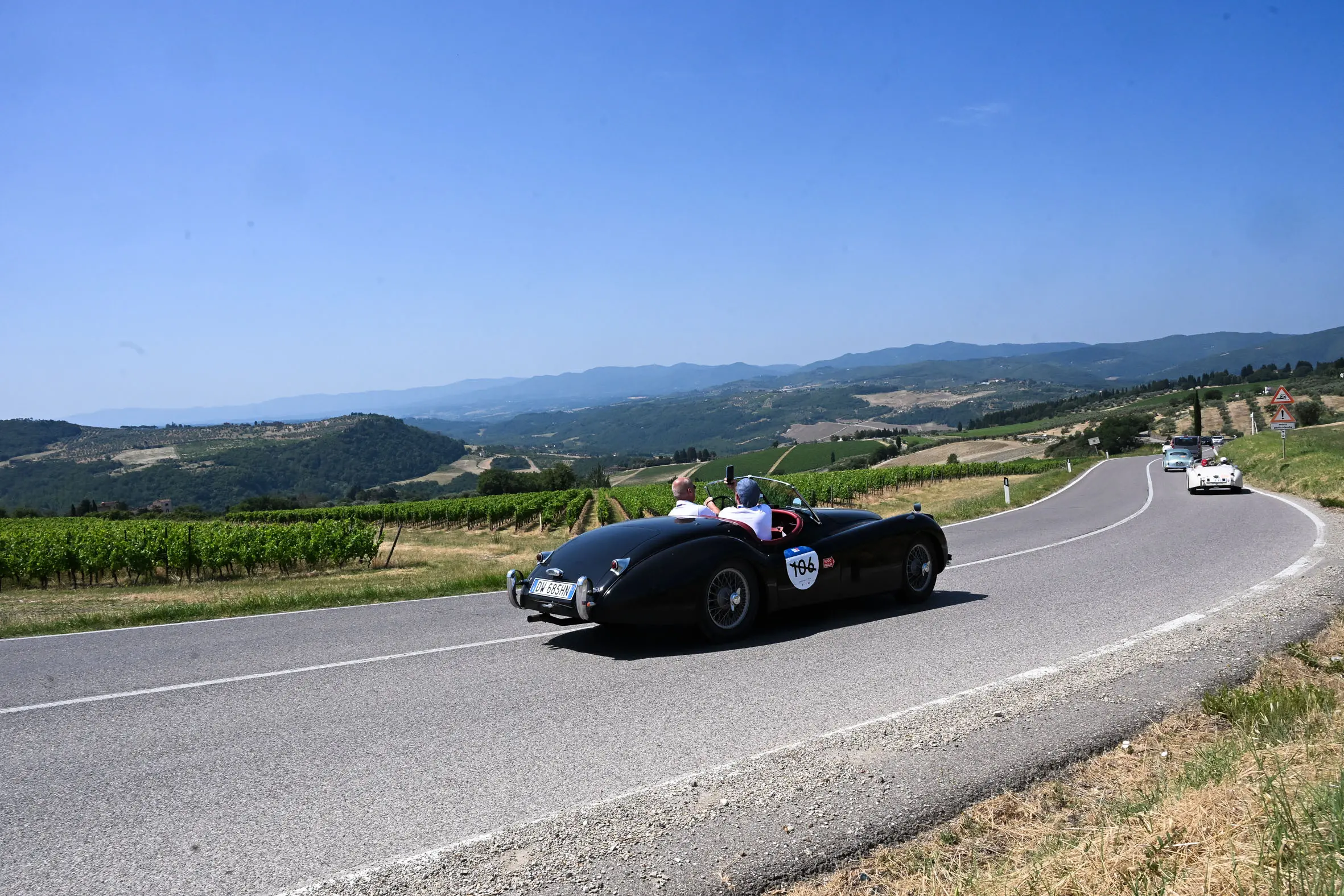 Mille Miglia 2025, il passaggio dalla Strada Casentinese