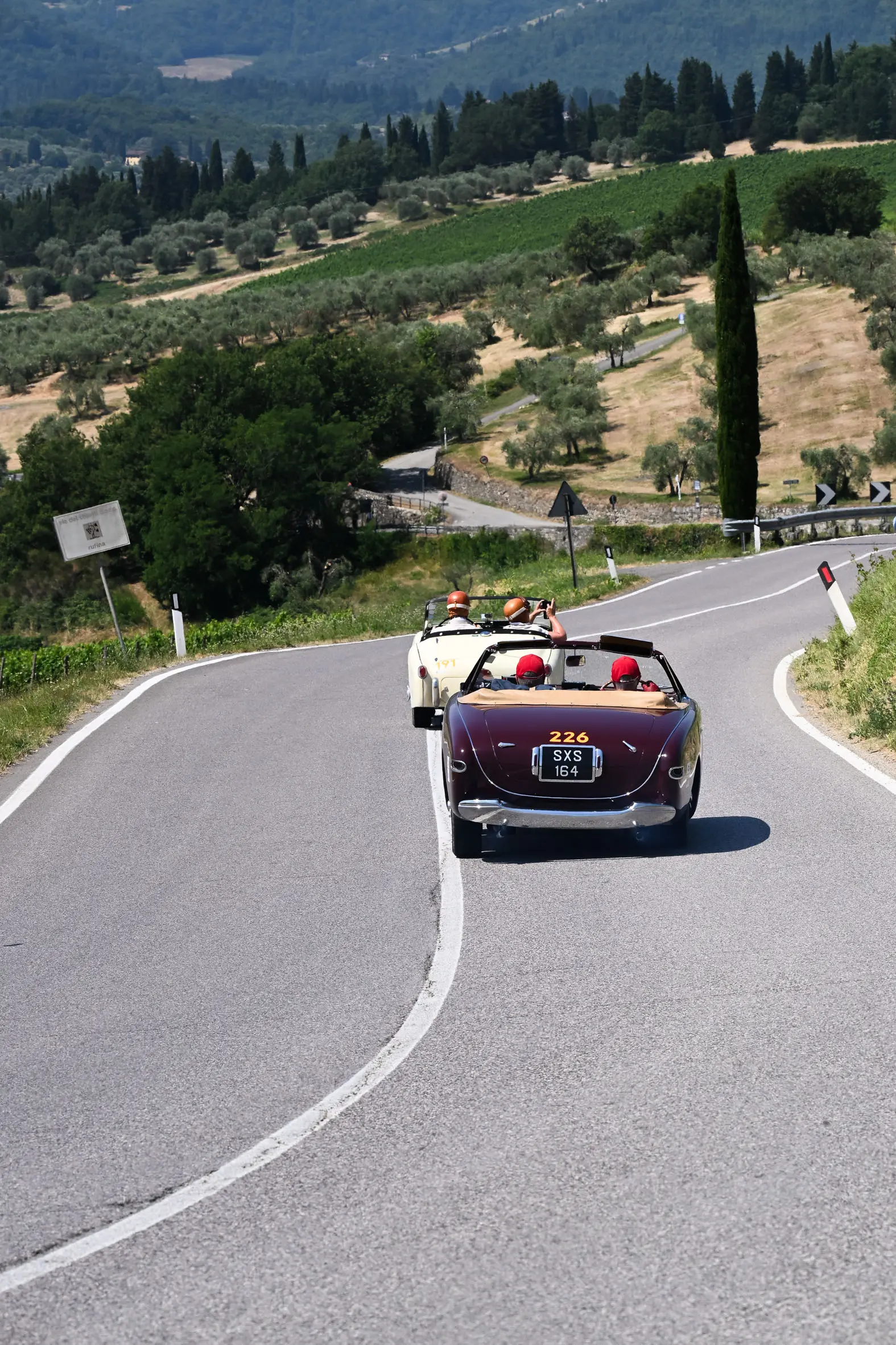 Mille Miglia 2025, il passaggio dalla Strada Casentinese