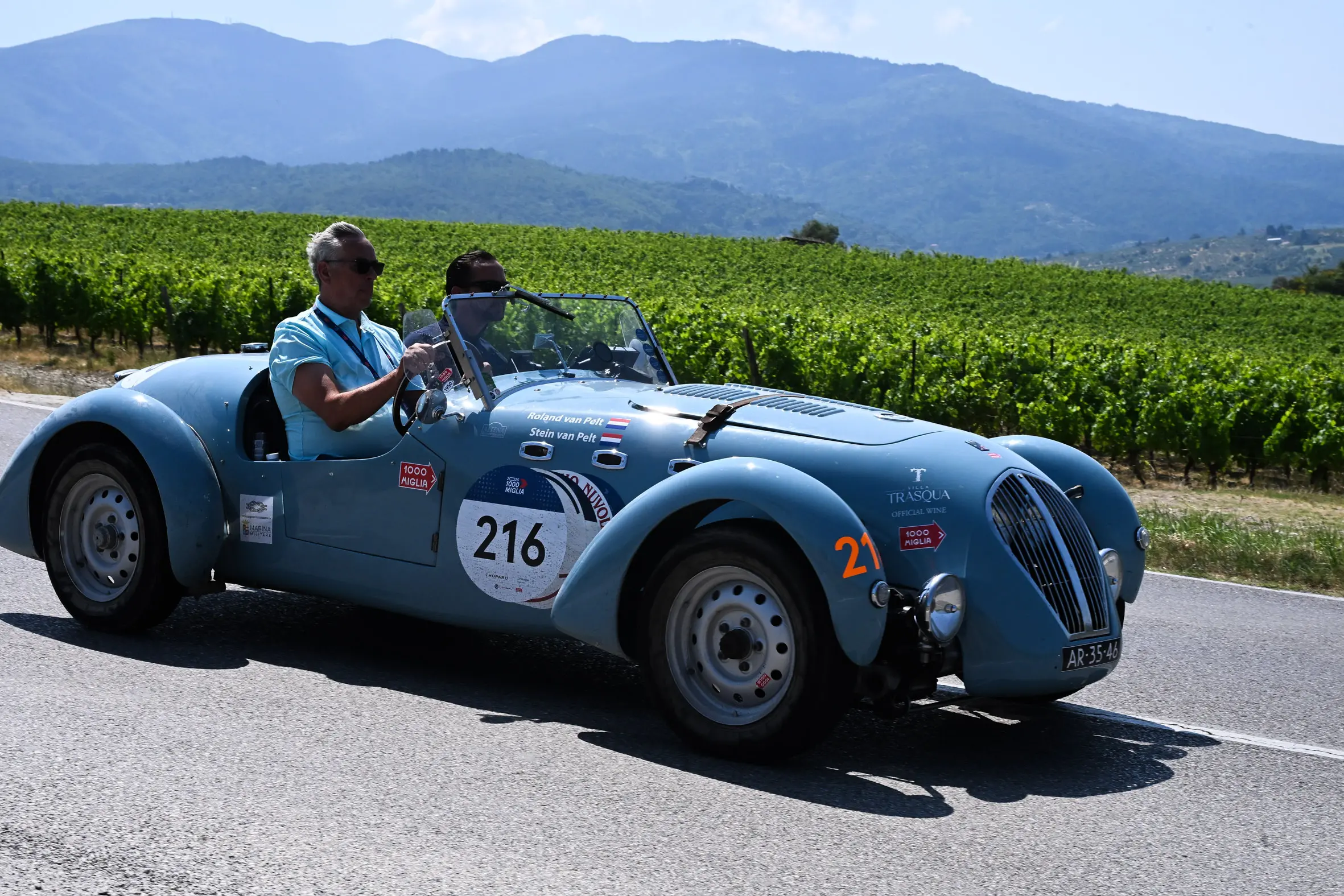 Mille Miglia 2025, il passaggio dalla Strada Casentinese
