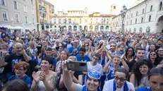 Brescia celebra in piazza la Germani