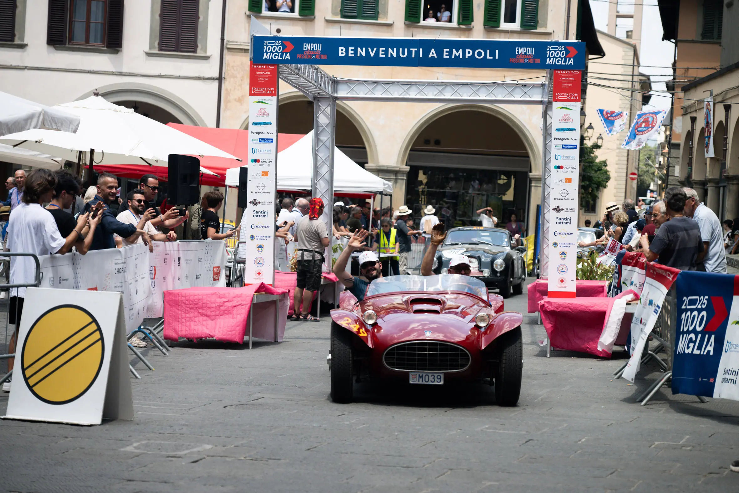 Mille Miglia 2025, il passaggio da Empoli
