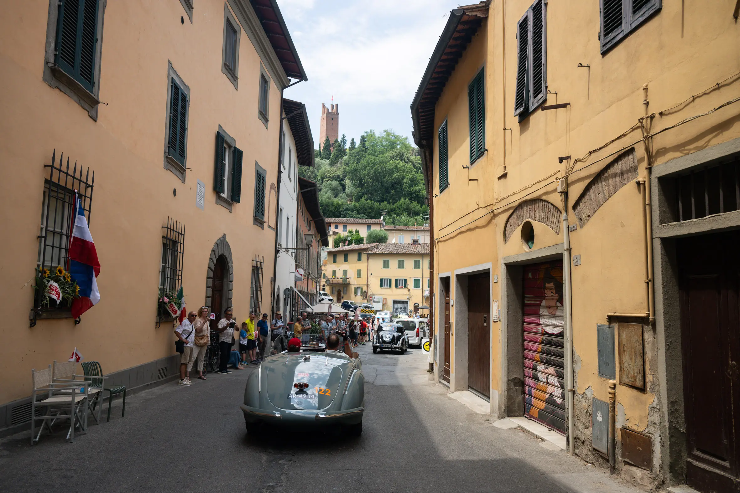 Mille Miglia 2025, il passaggio da San Miniato