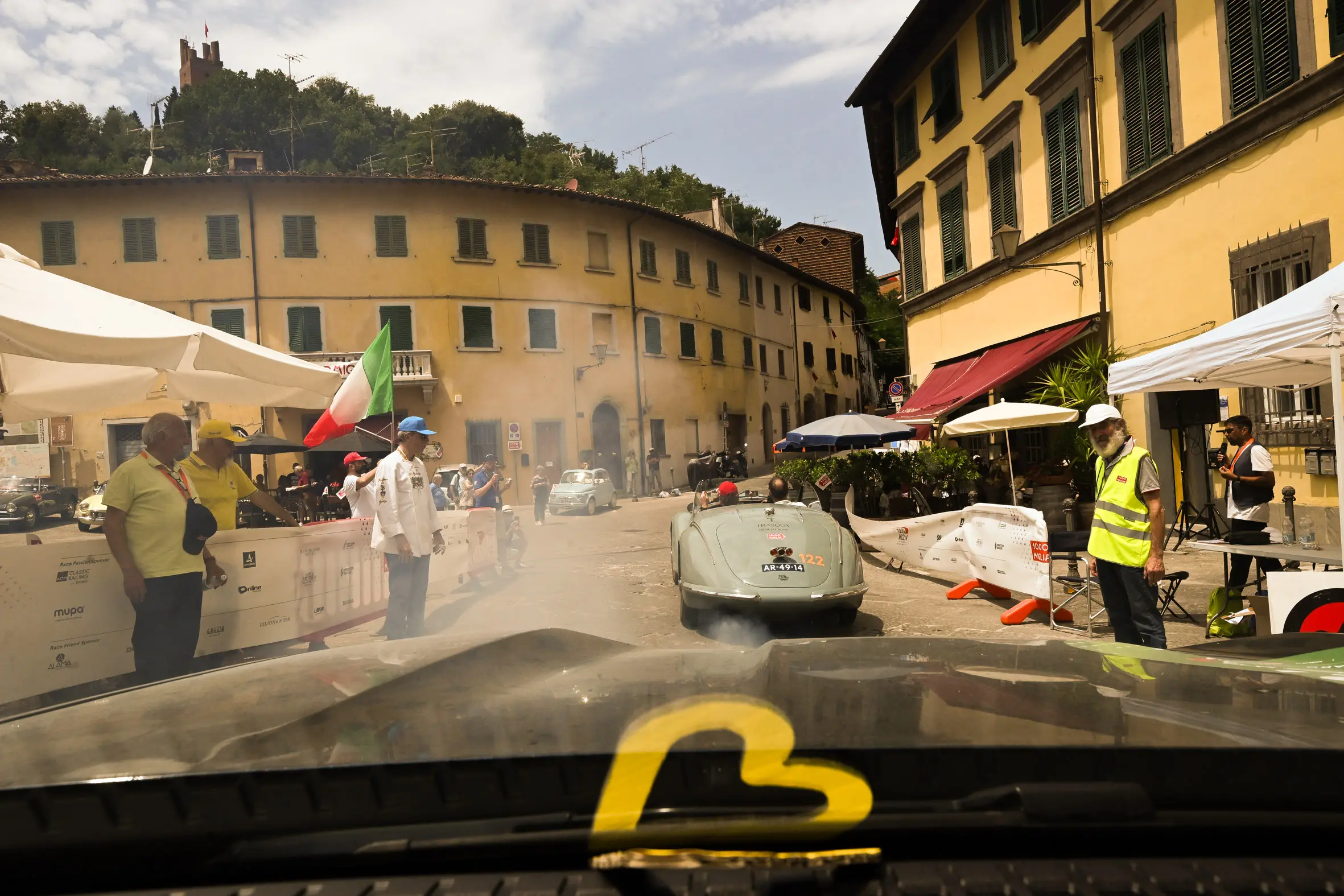 Mille Miglia 2025, il passaggio da San Miniato