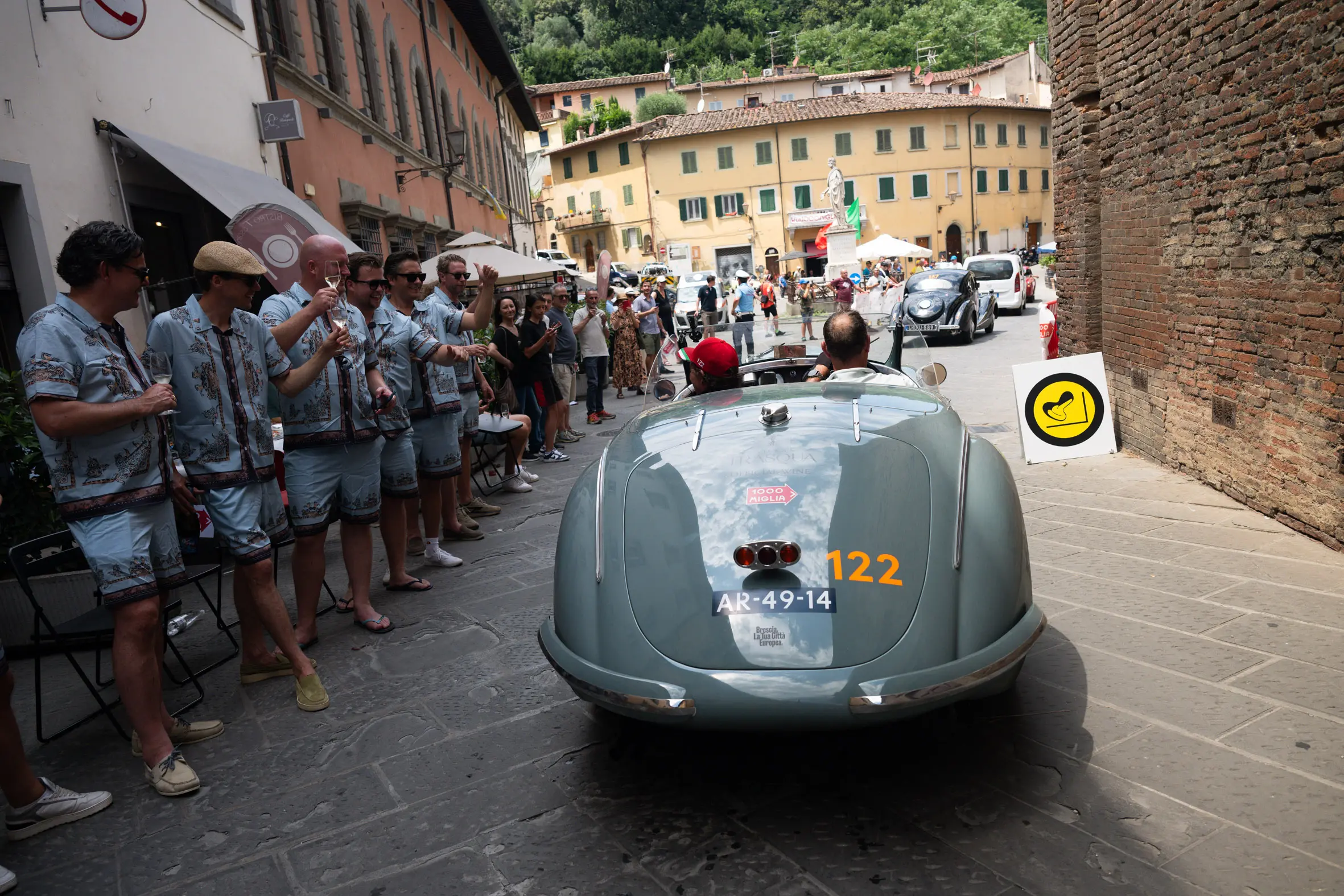 Mille Miglia 2025, il passaggio da San Miniato