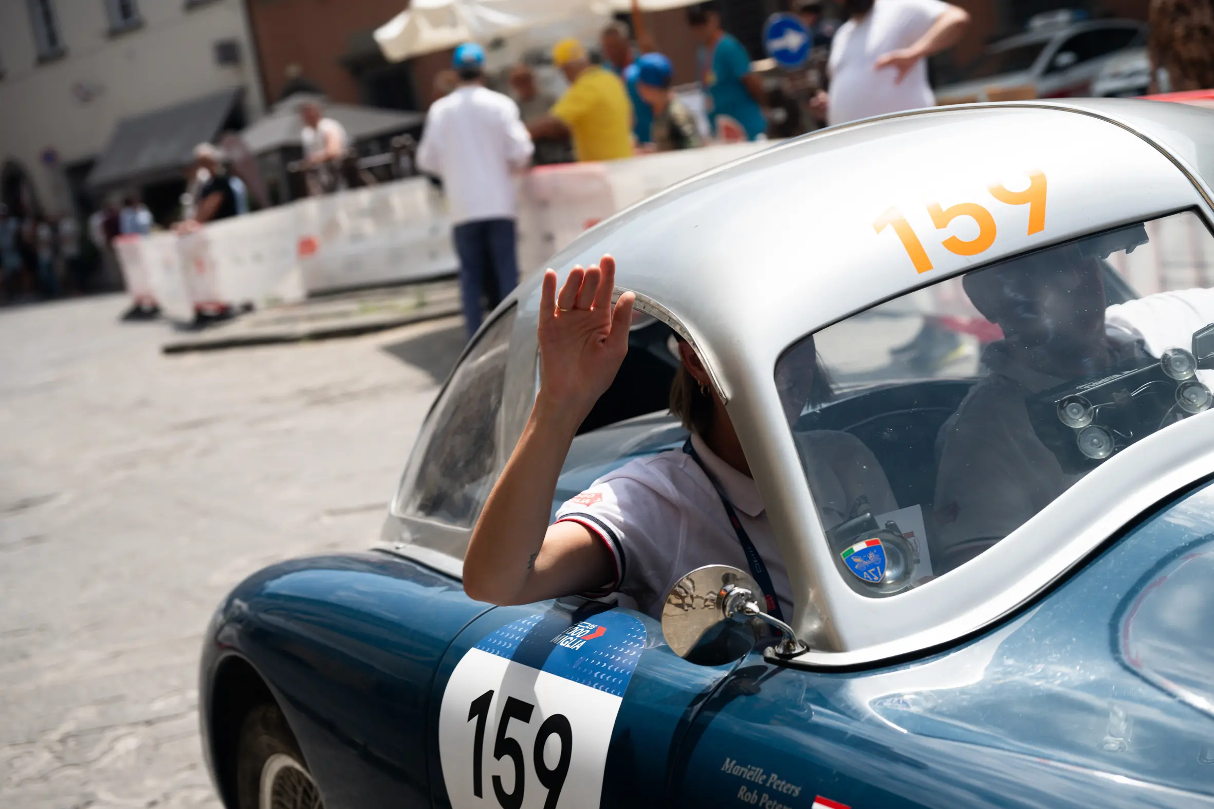 Mille Miglia 2025, il passaggio da San Miniato