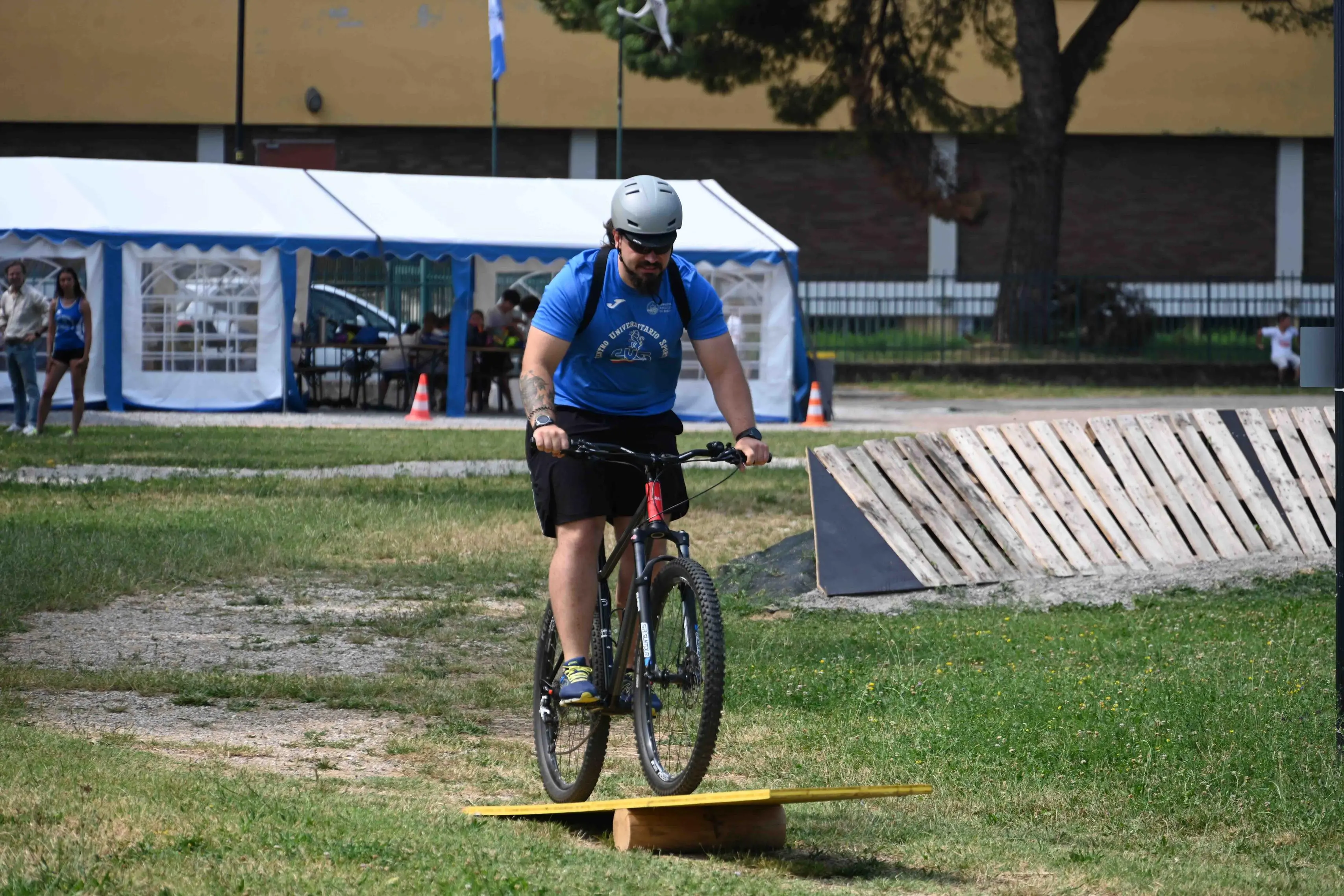 L'inaugurazione del Bike park in via Tirandi