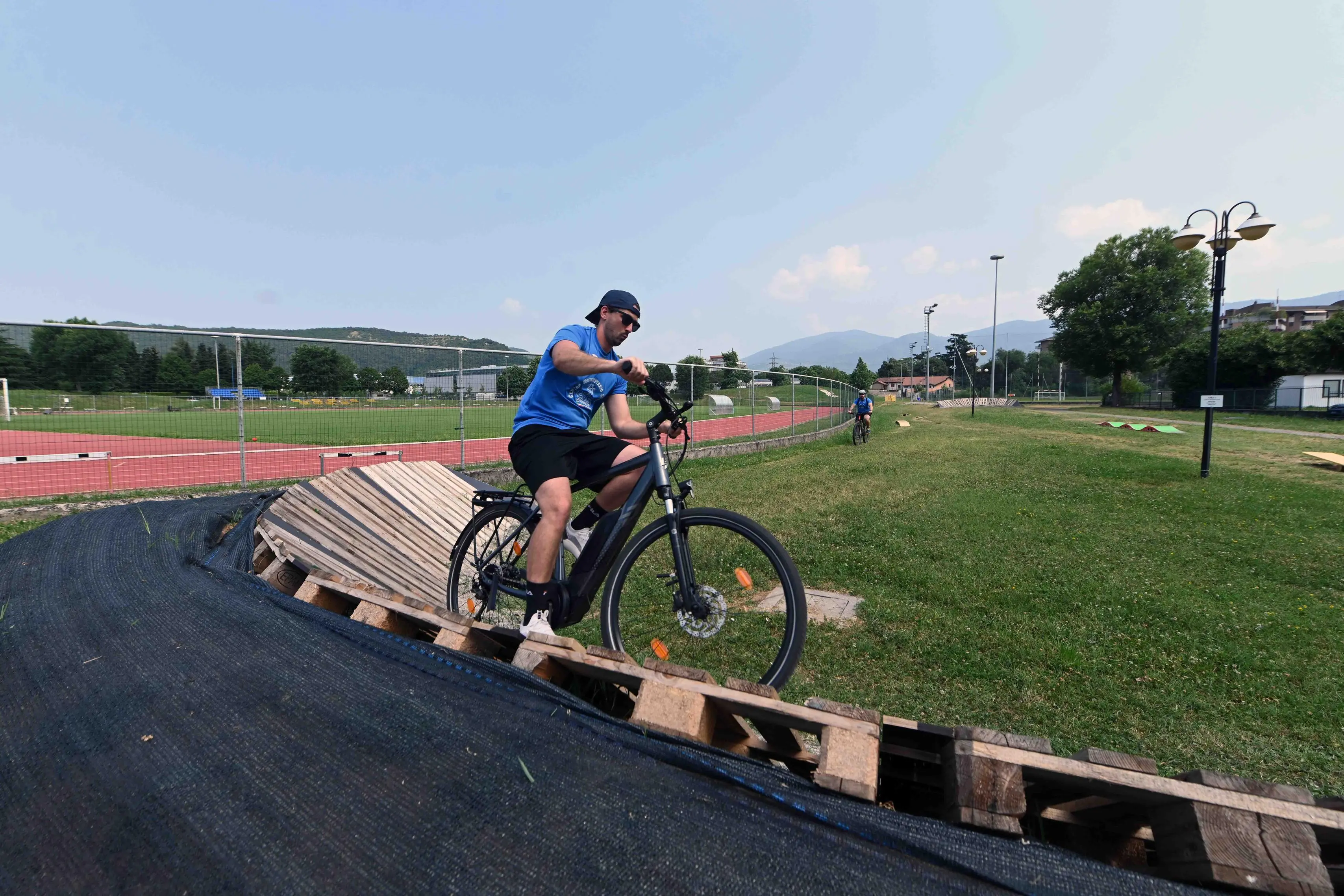 L'inaugurazione del Bike park in via Tirandi
