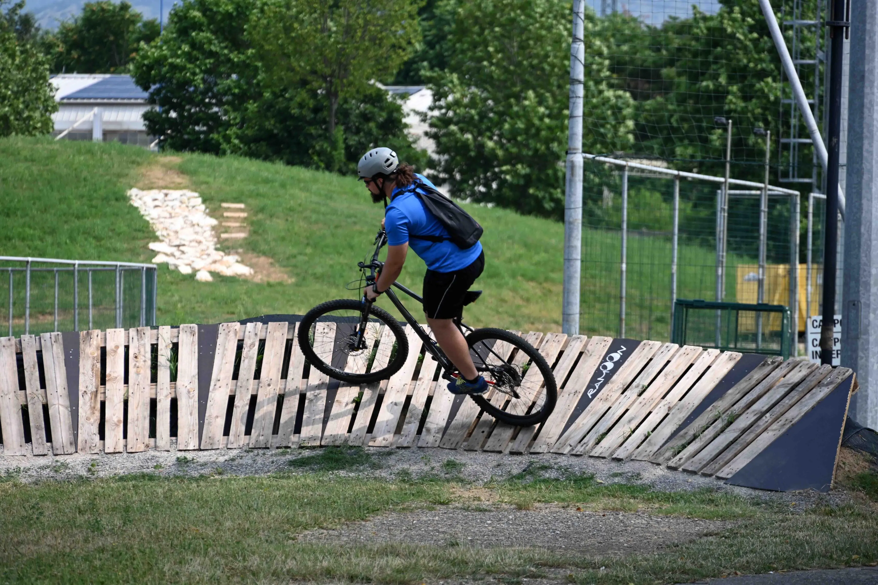 L'inaugurazione del Bike park in via Tirandi