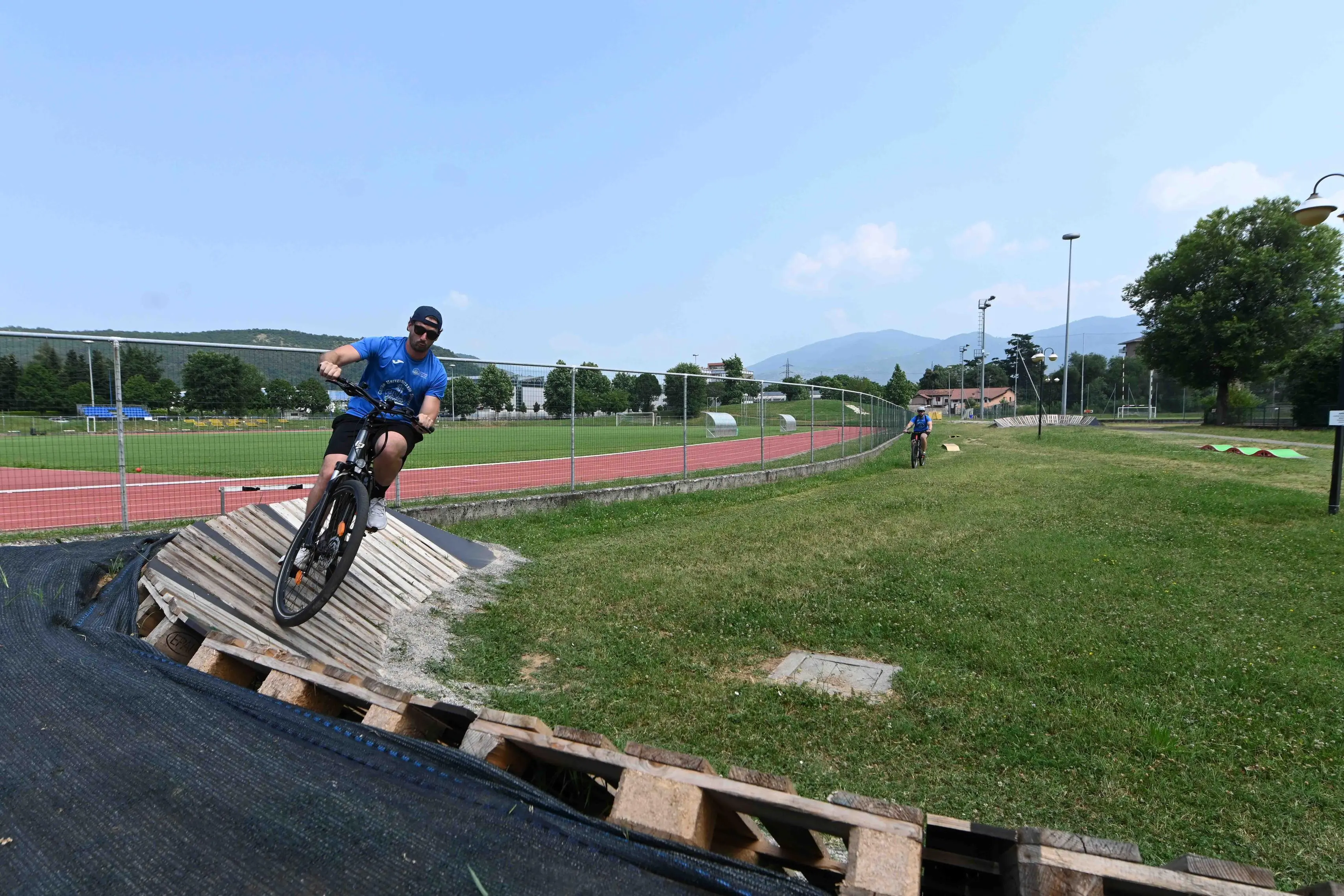 L'inaugurazione del Bike park in via Tirandi