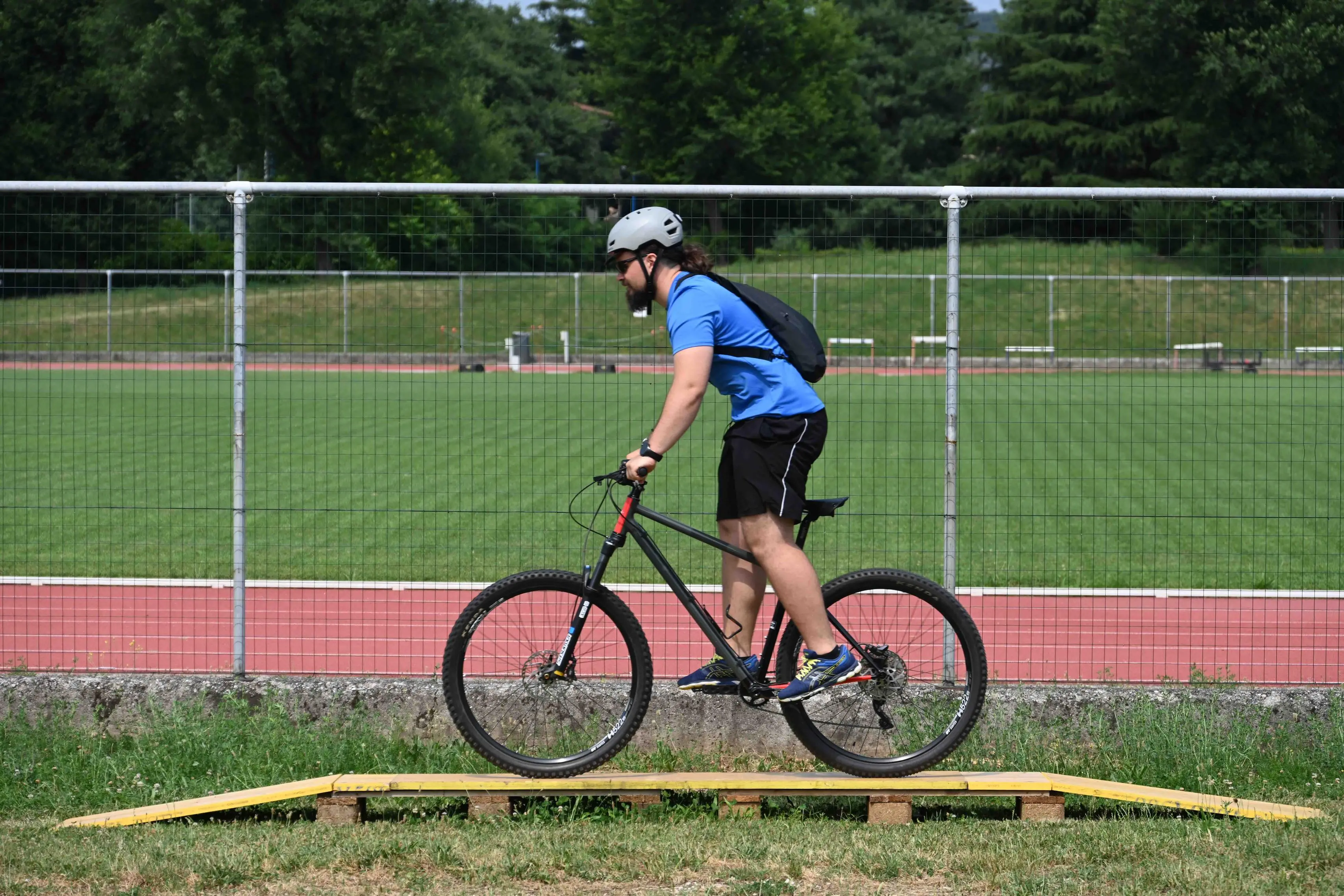 L'inaugurazione del Bike park in via Tirandi