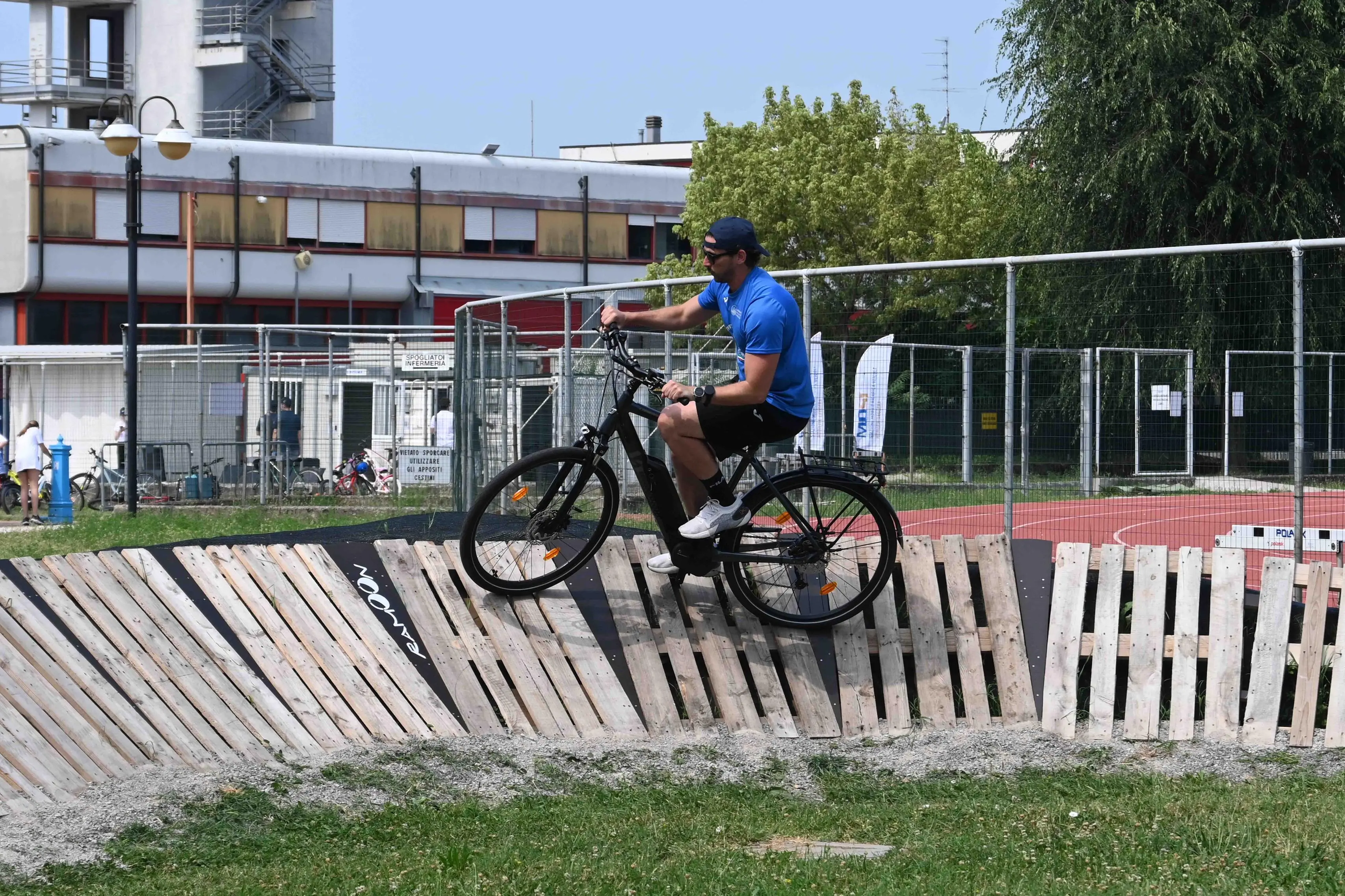 L'inaugurazione del Bike park in via Tirandi