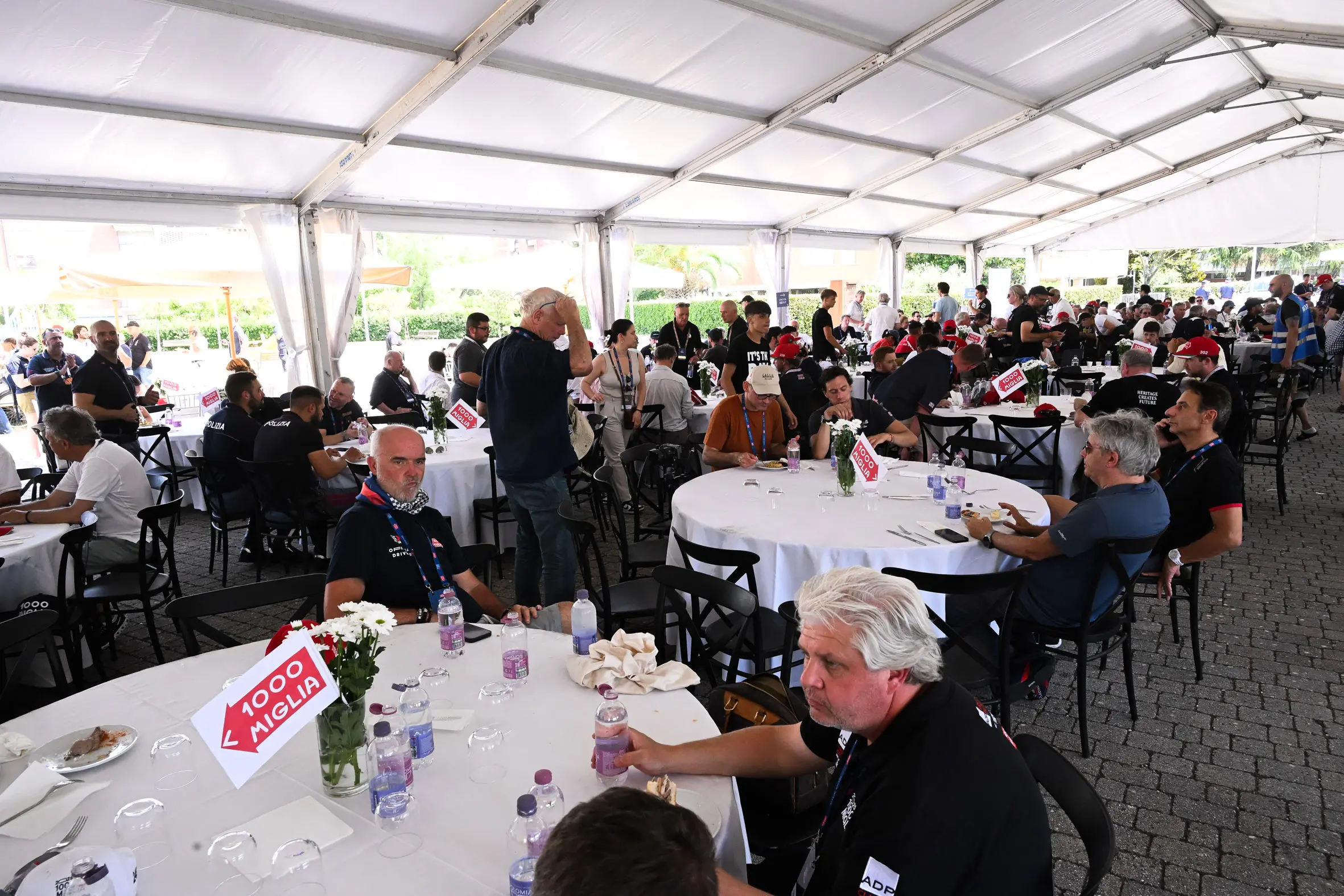 Mille Miglia 2025, la pausa pranzo a Pondera