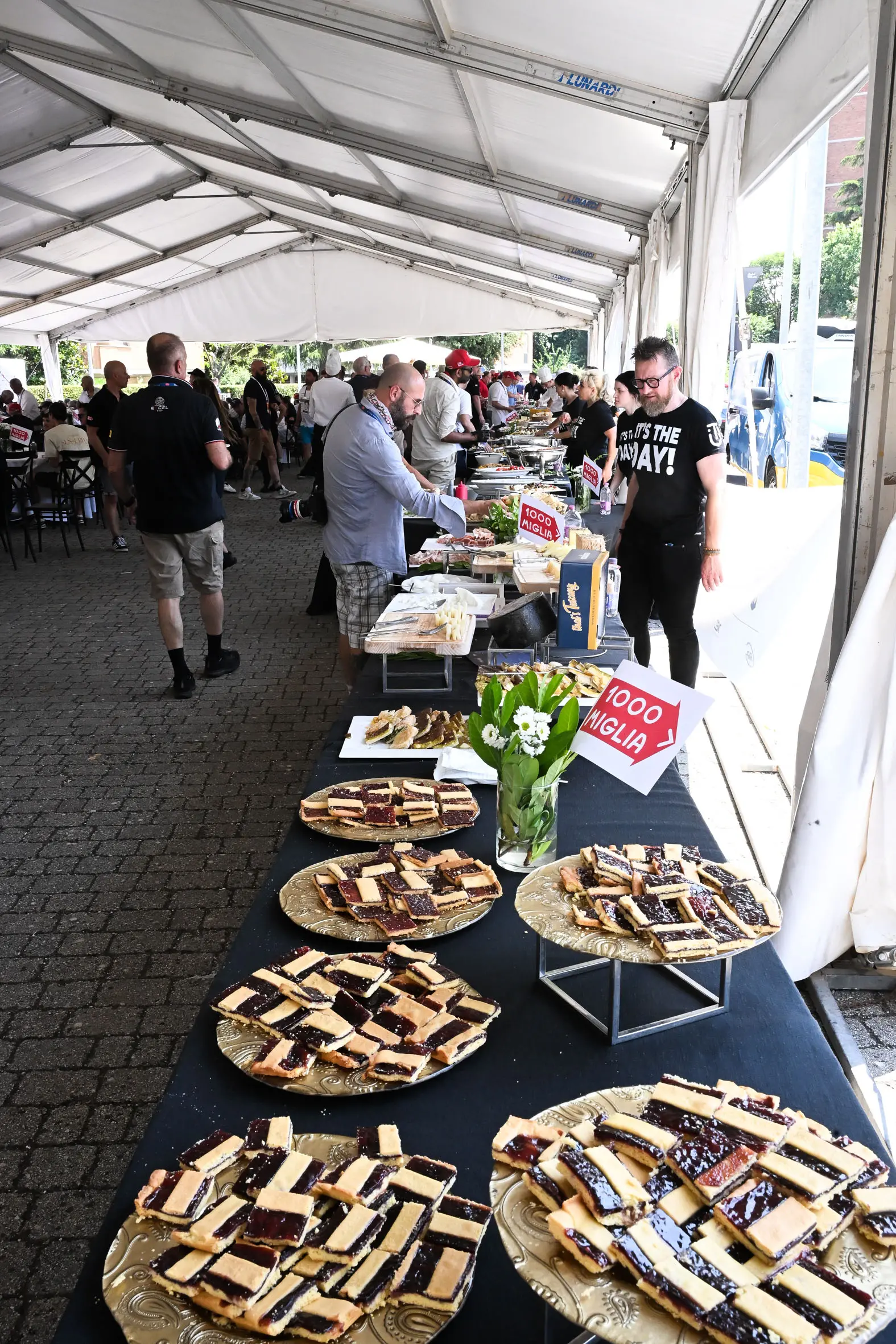 Mille Miglia 2025, la pausa pranzo a Pondera