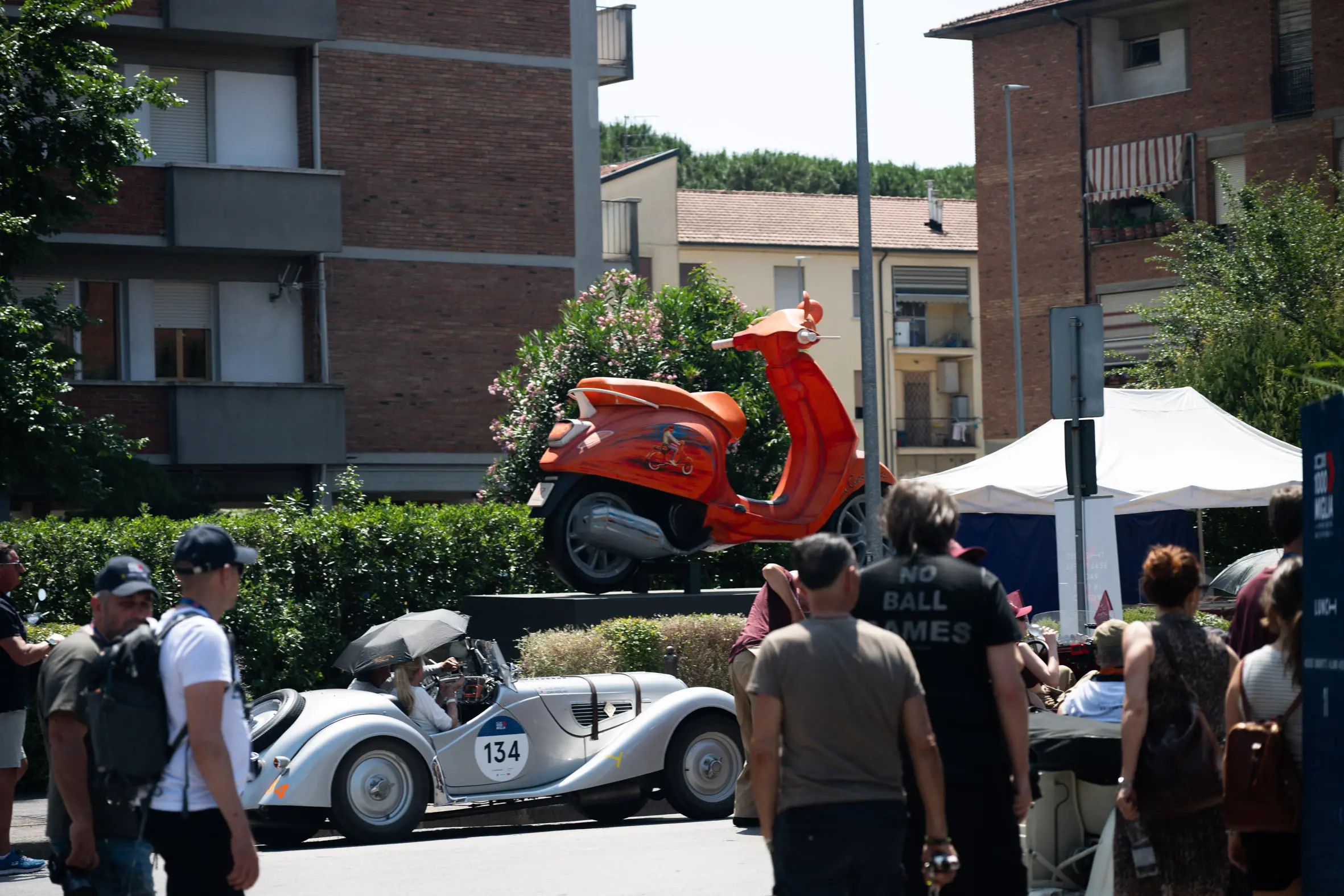 Mille Miglia 2025, la pausa pranzo a Pondera