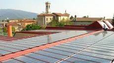 Un impianto fotovoltaico - © www.giornaledibrescia.it