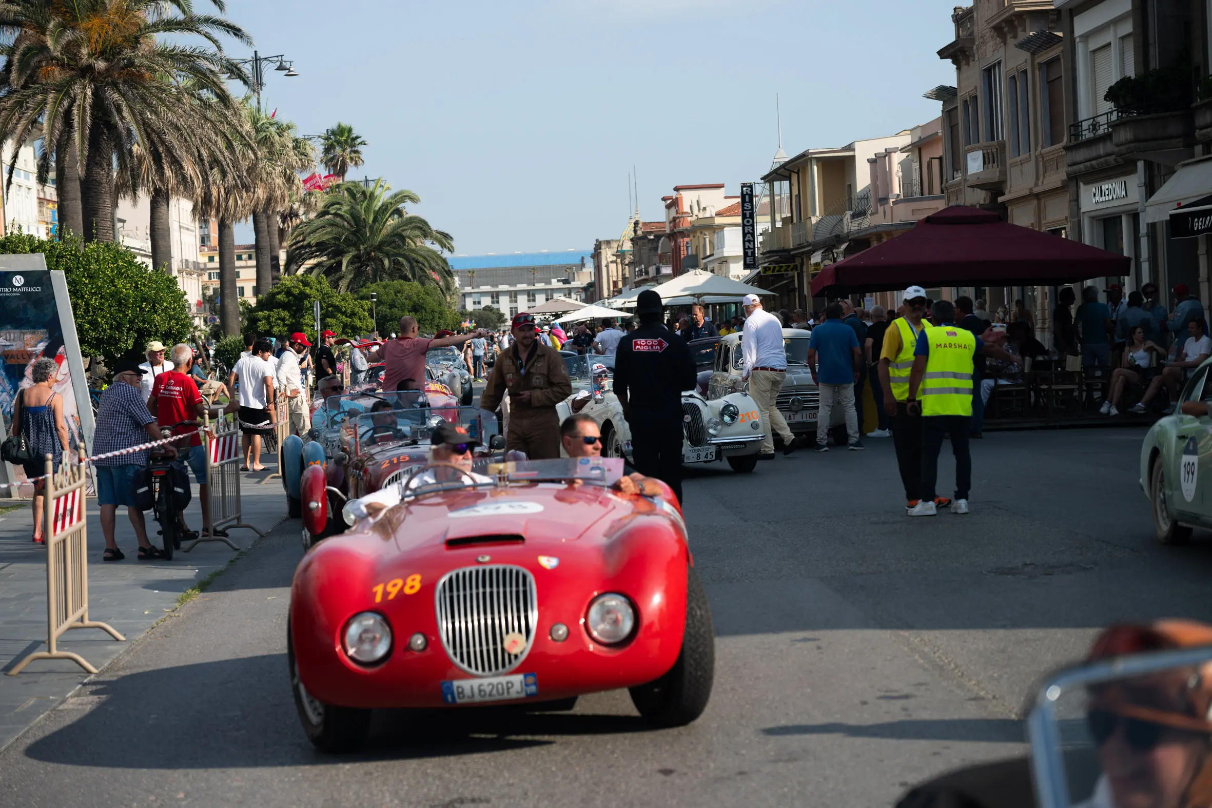 Mille Miglia 2025, il passaggio da Viareggio