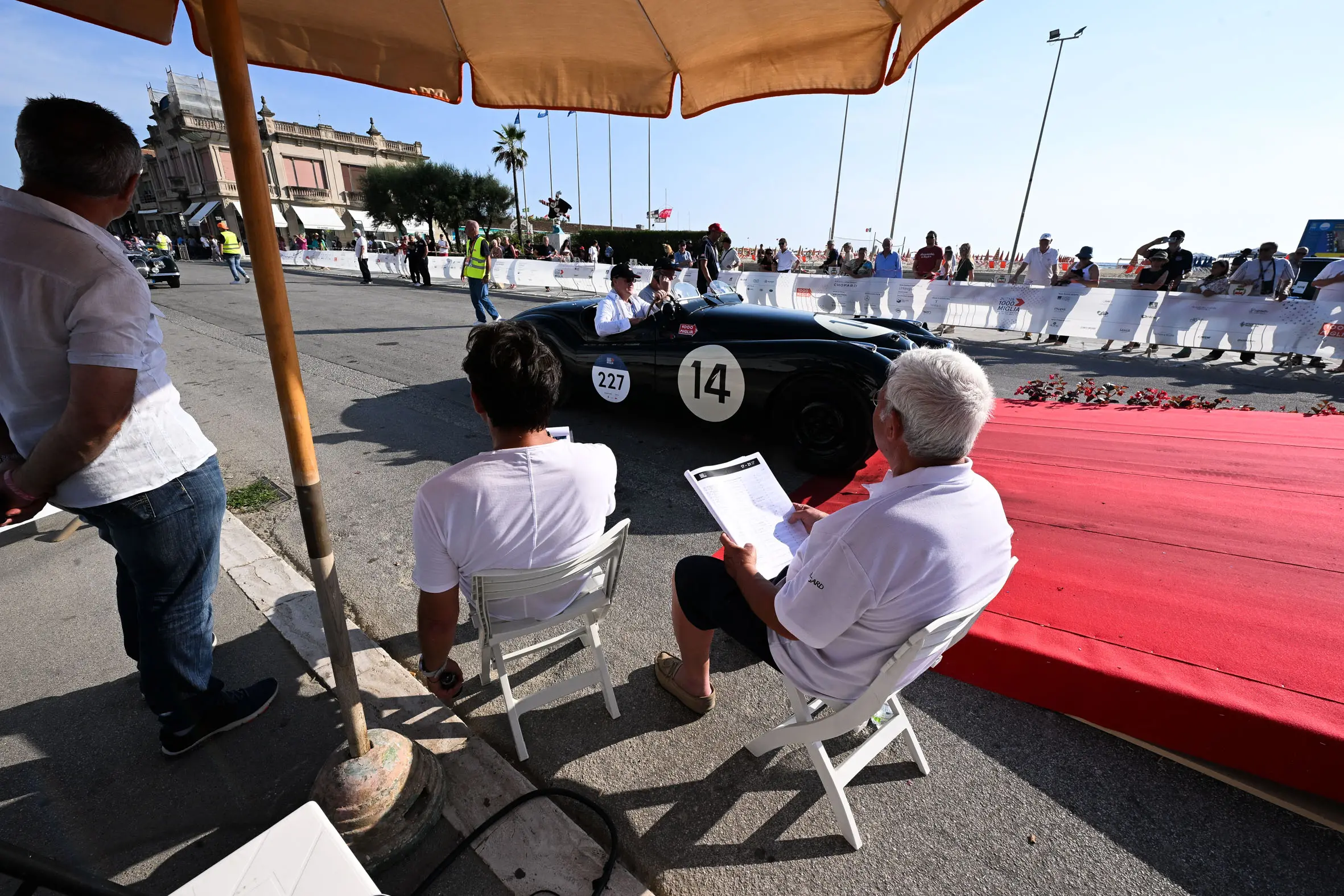 Mille Miglia 2025, il passaggio da Viareggio