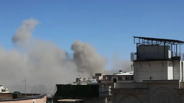 epa12183269 Smoke rises following an Israeli airstrike on Tehran, Iran, 18 June 2025. Israel and Iran have been exchanging fire since Israel launched strikes across Iran on 13 June 2025 as part of Operation 'Rising Lion.' EPA/ABEDIN TAHERKENAREH
