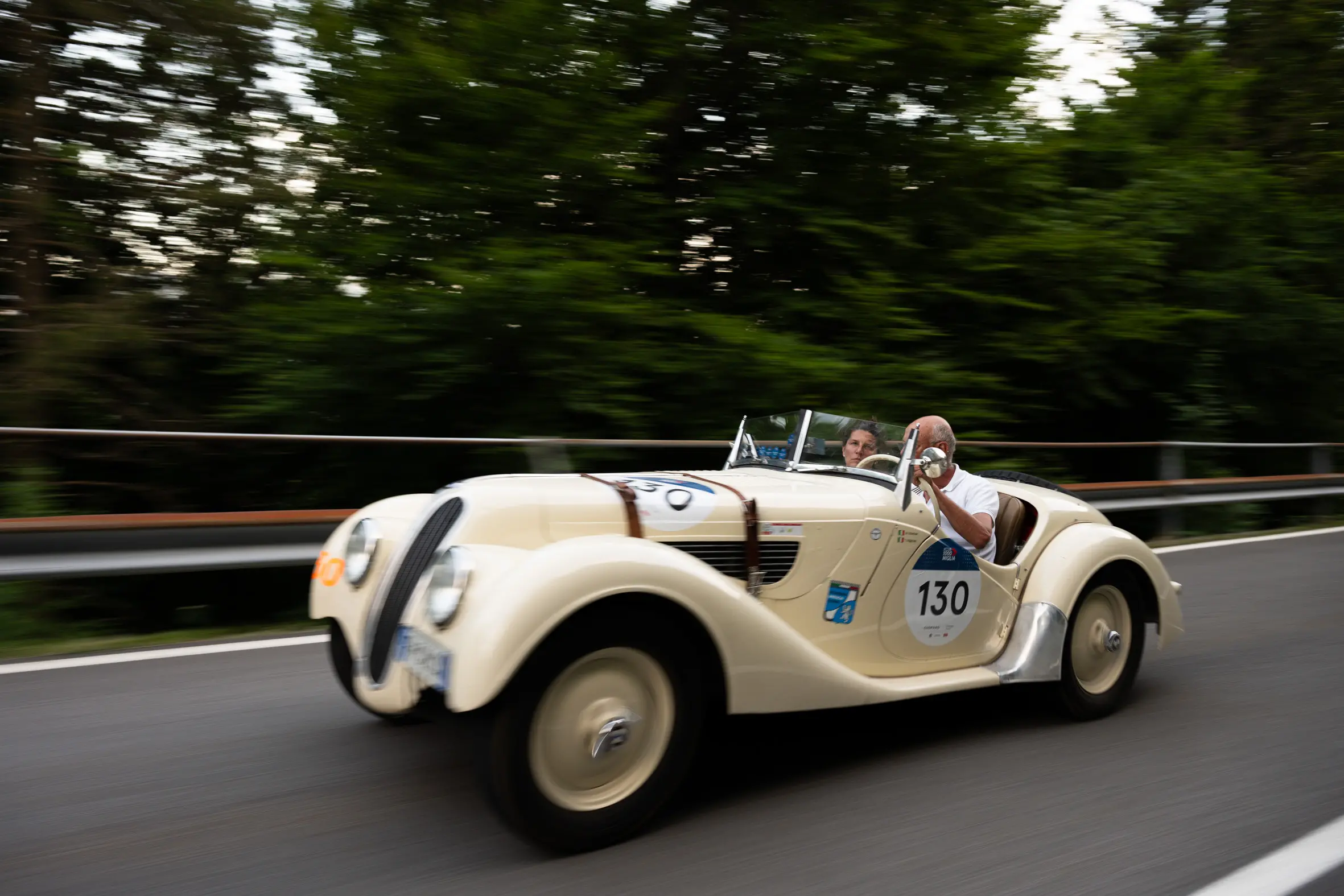 Mille Miglia 2025, il passaggio dal passo della Cisa
