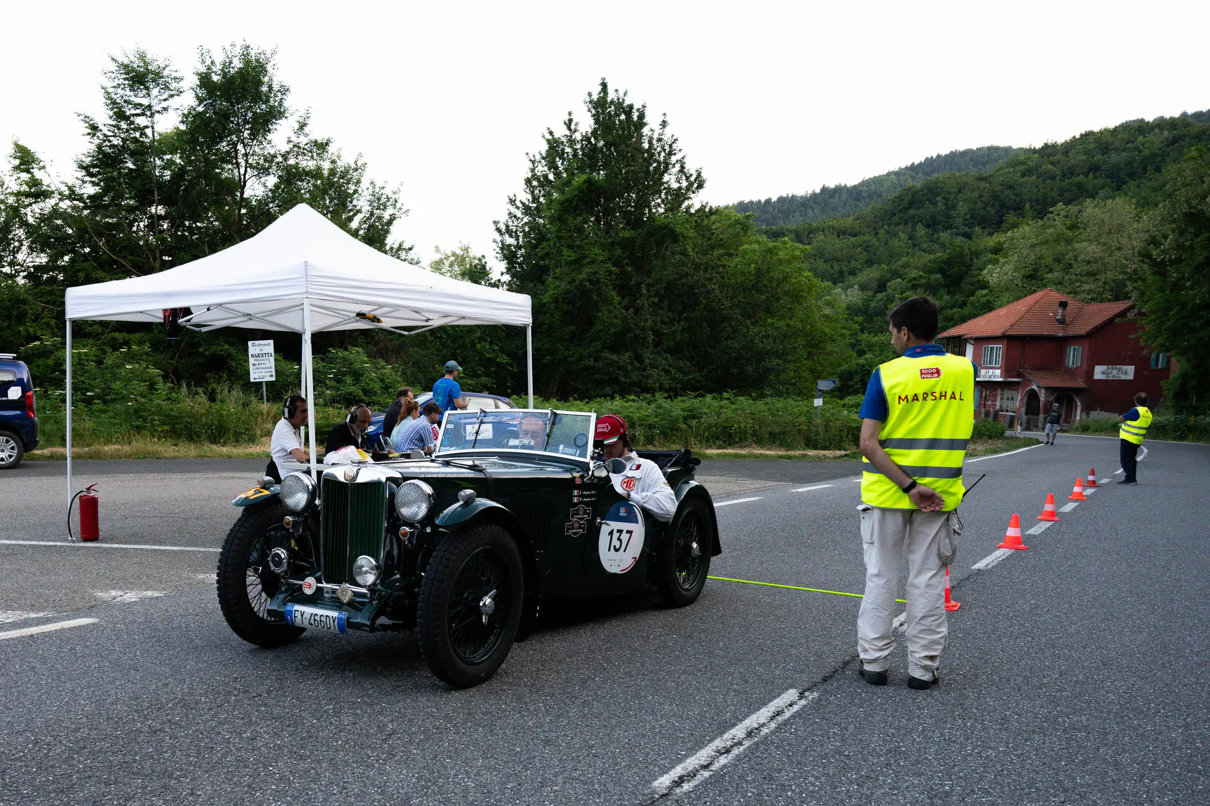Mille Miglia 2025, il passaggio dal passo della Cisa