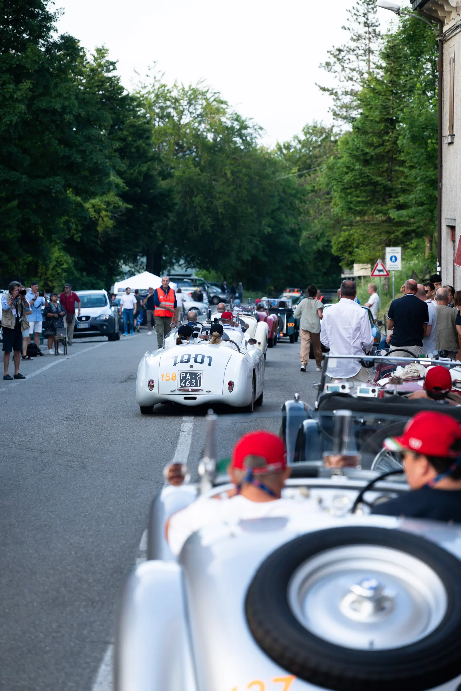 Mille Miglia 2025, il passaggio dal passo della Cisa